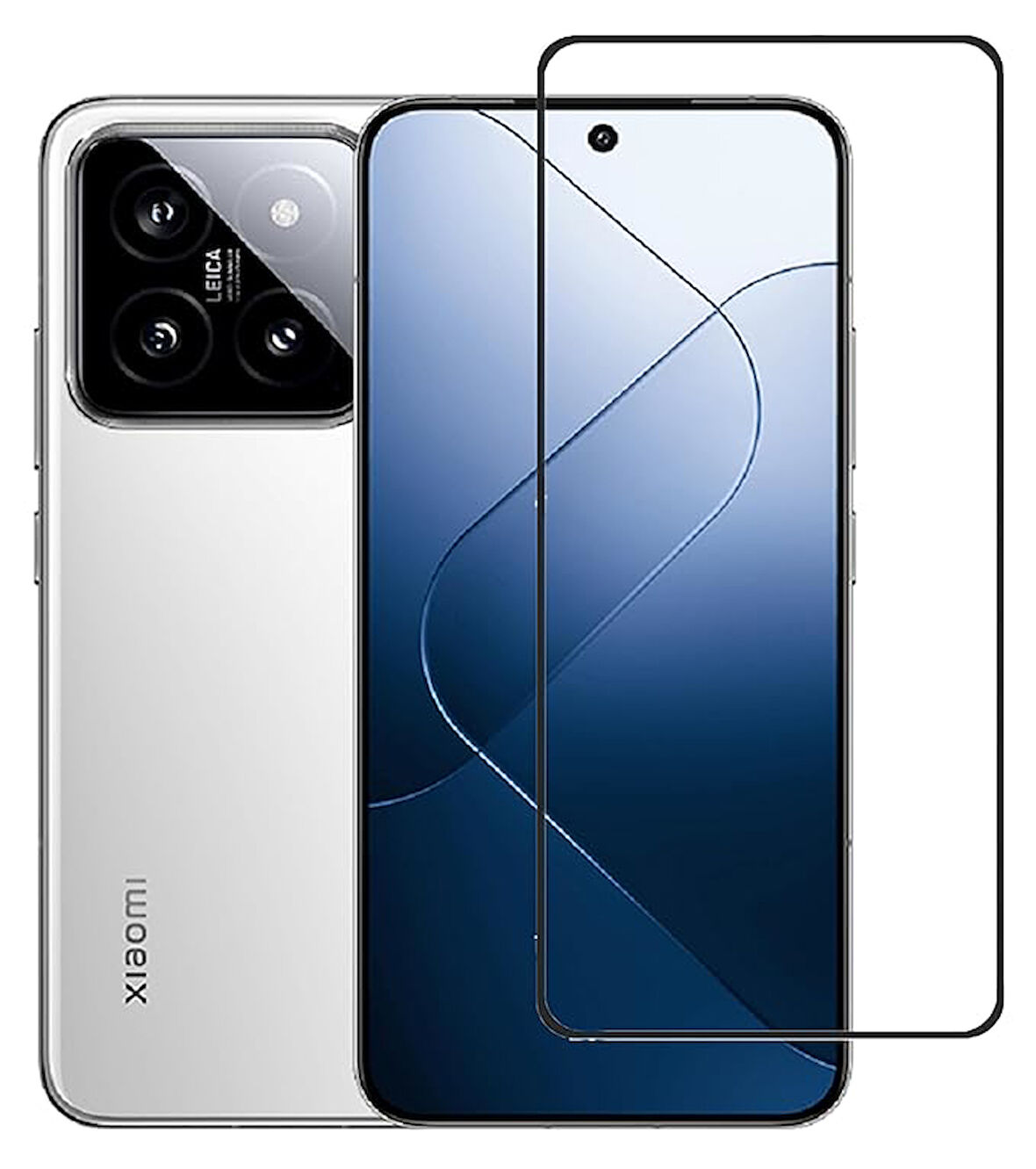 Xiaomi Mi 14 ile Uyumlu Şeffaf Esnek Kavisli Ekranı Tam Kaplayan Pet Ekran Koruyucu