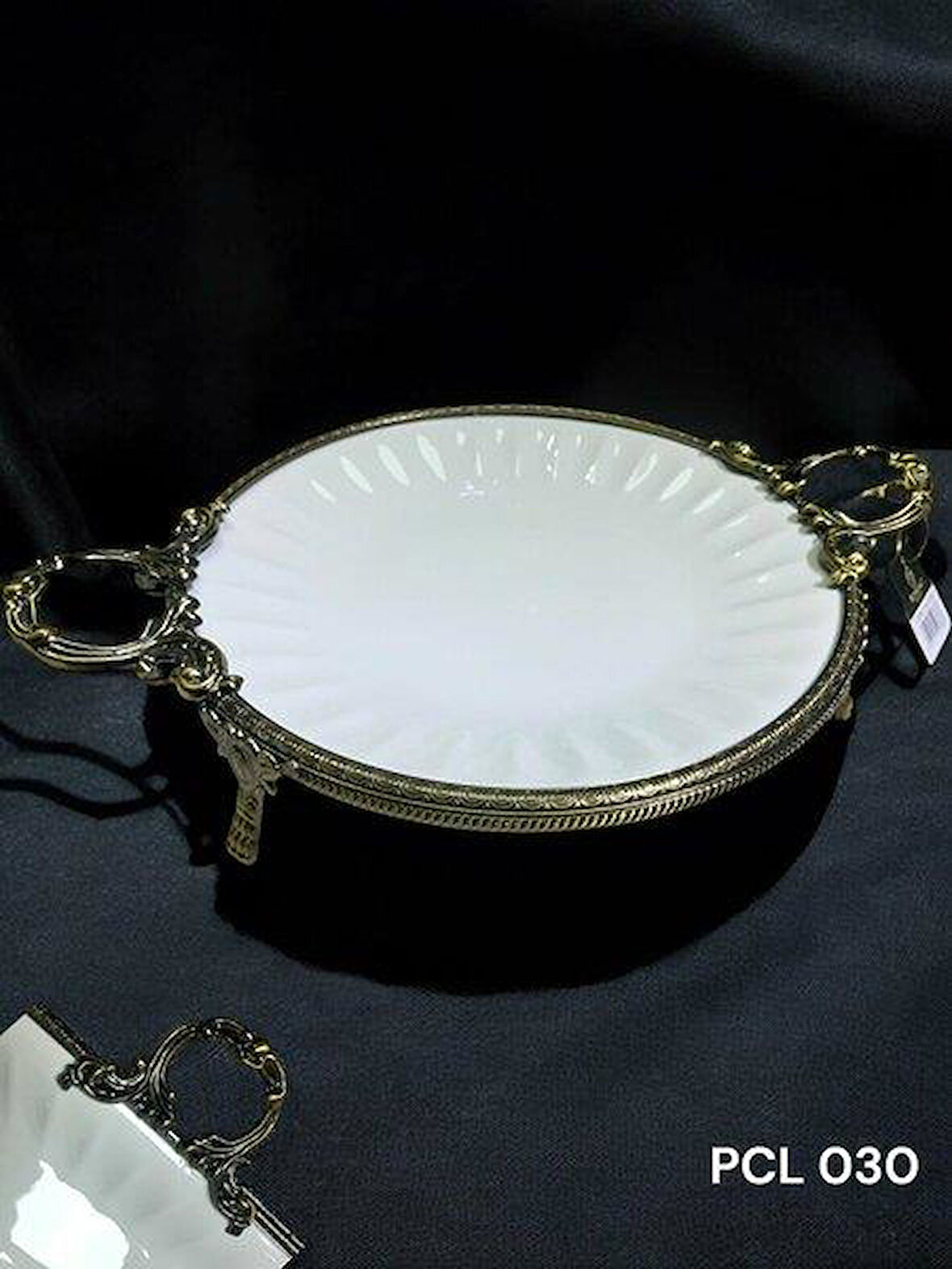 Roy King Elegance Yuvarlak Sunum Tabak Antique 41 Cm PCL 030