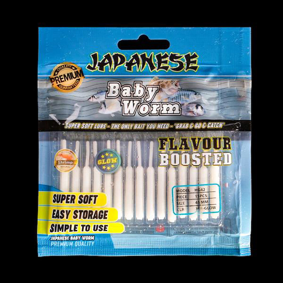 Japanese Baby Worm Aromalı LRF Silikon Solucan Yem 304