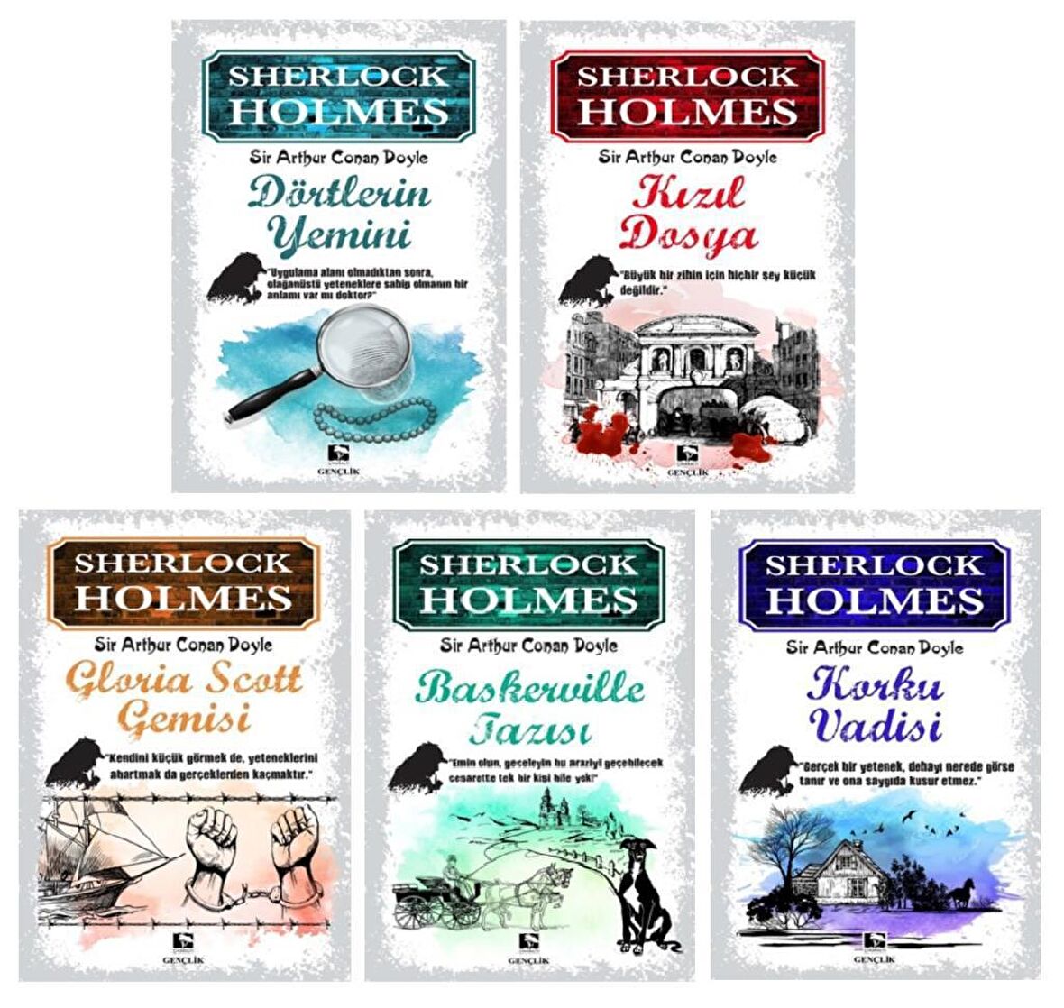 Çınaraltı Sherlock Holmes Seti 5 Kitap 