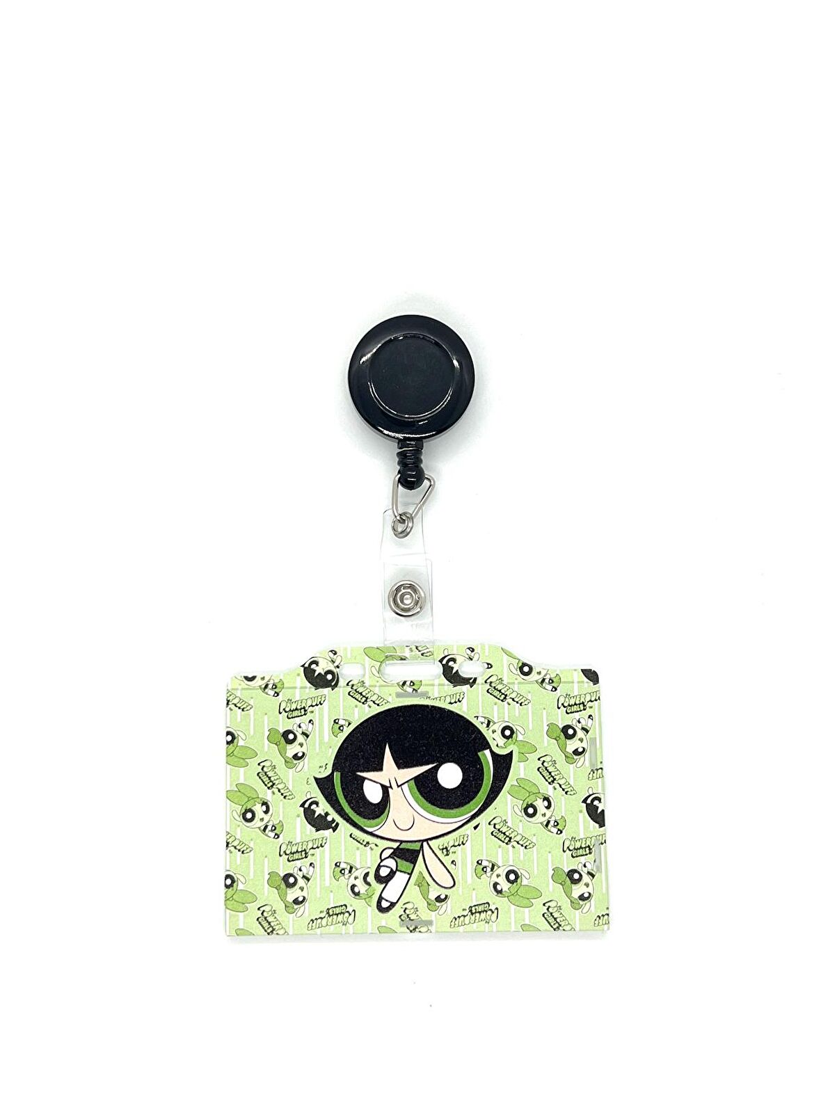 PowerPuff Girls Buttercup Temalı Yatay Kart Kabı Kart Koruyucu 