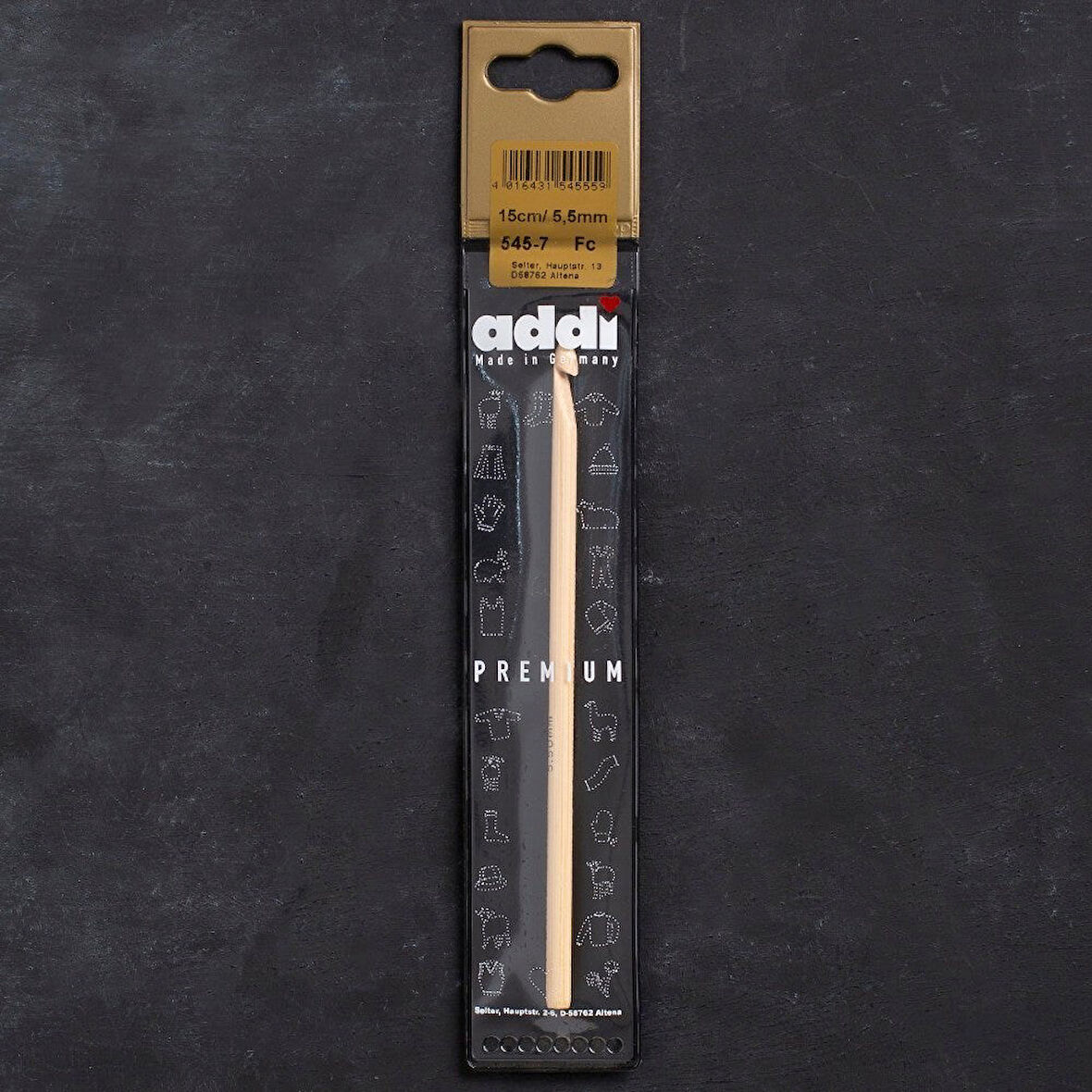 Addi Bambus 5,5mm 15cm Bambu Yün Tığ - 545-7