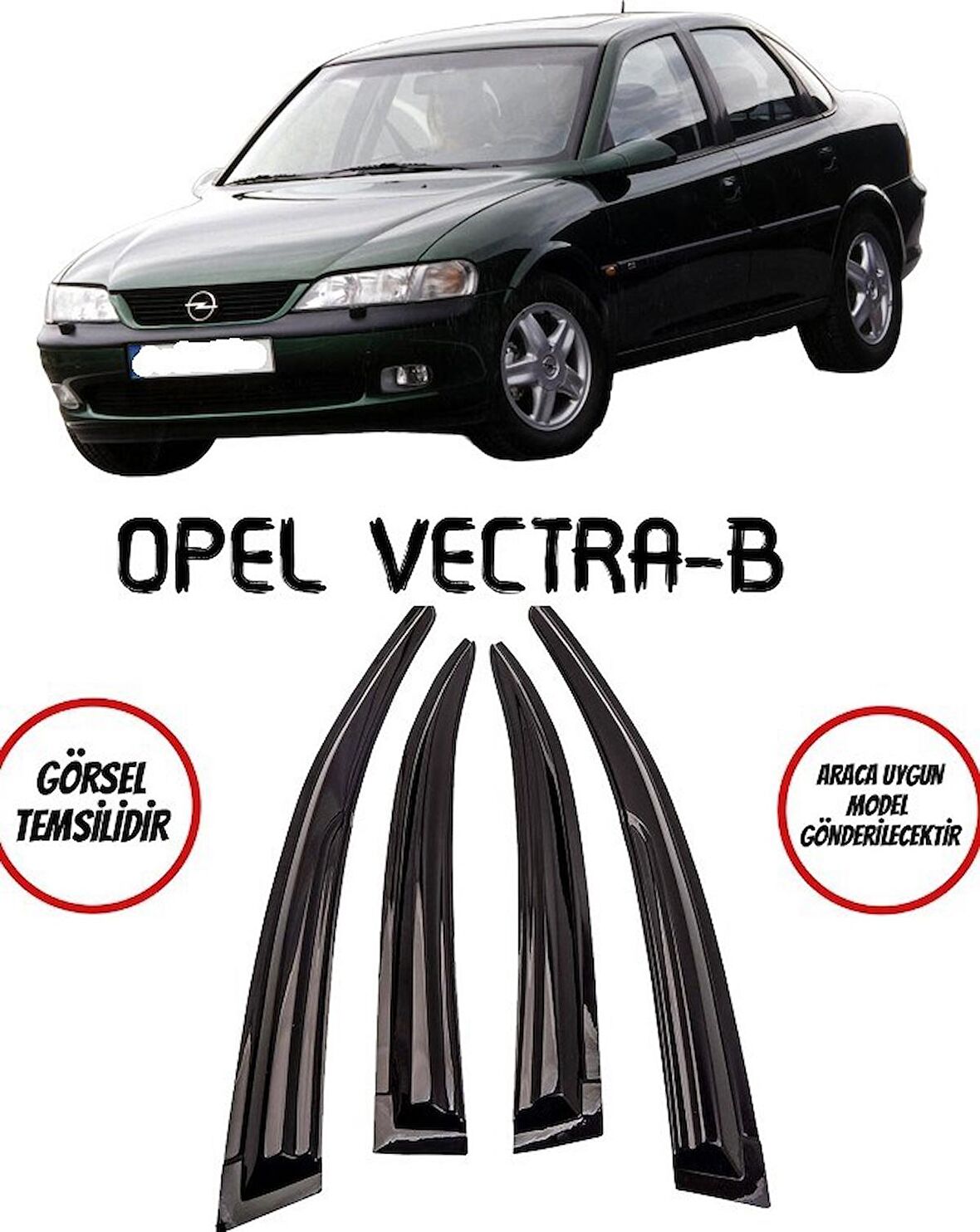 Balp Opel Vectra B Cam Rüzgarlığı 4lü