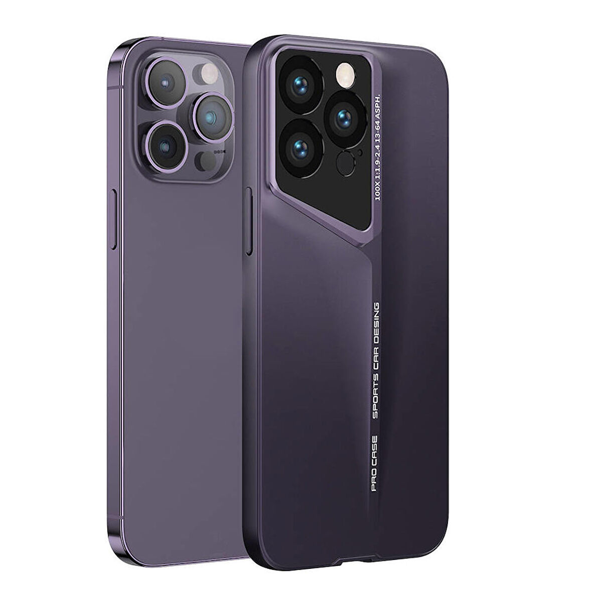 Apple iPhone 14 Pro Max Uyumlu Kılıf Ultra İnce Kamera Korumalı Sert Rubber Safety Telefon Kılıfı