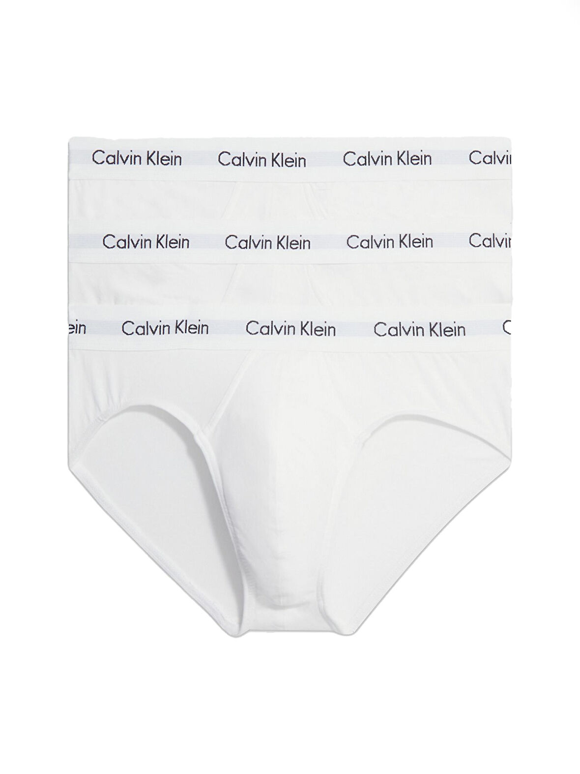 Calvin Klein Erkek 3’Lü Beyaz Slip 