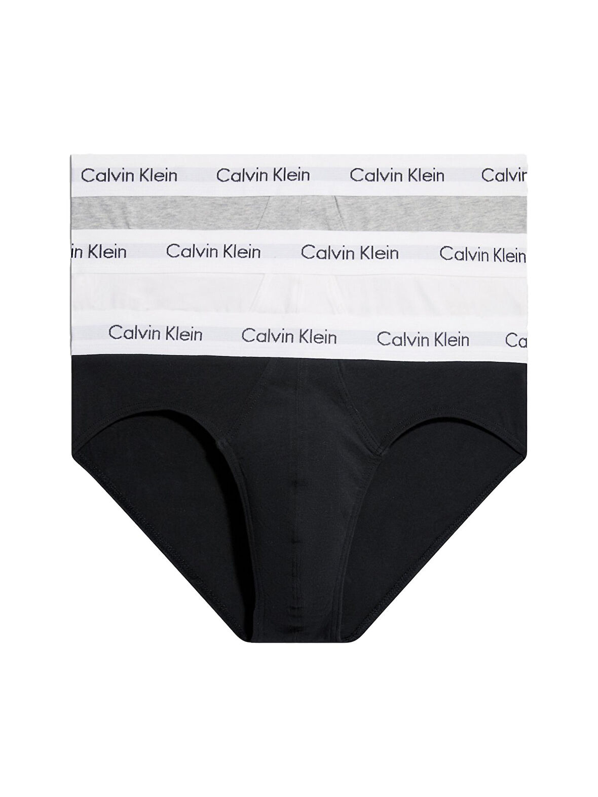 Calvin Klein Erkek 3’Lü Siyah Gri Beyaz Slip