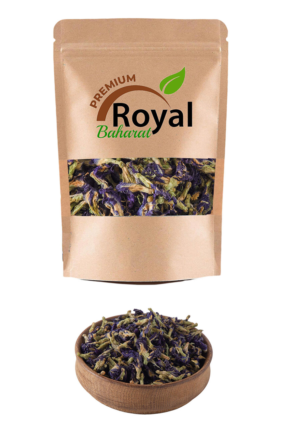 Çay Butterfly Pea Flower Tea Mavi Kelebek Sarmaşığı Çayı Deluxe Seri  25 Gr