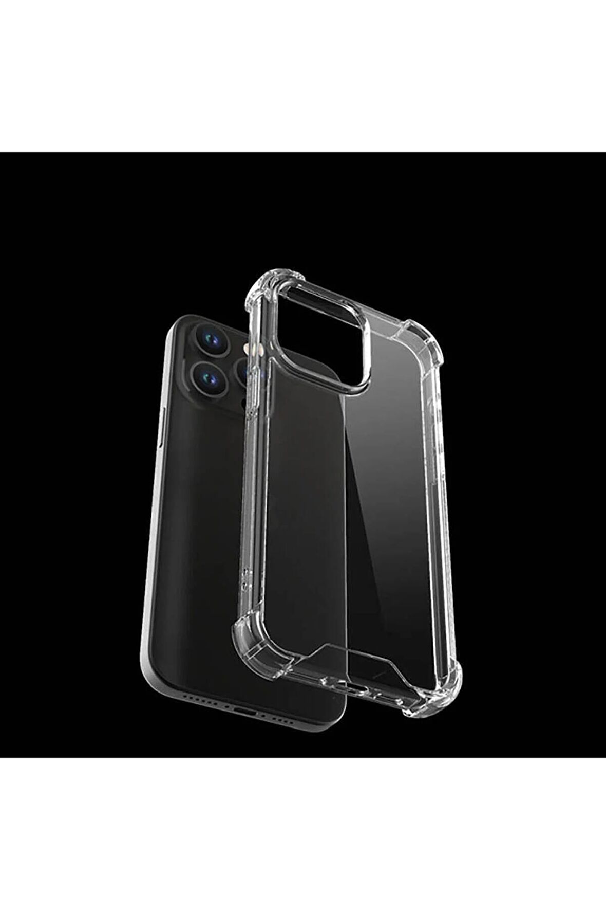 Apple iPhone 15 Pro Uyumlu Köşe Dolgulu Nitro Anti Shock Telefon Kılıfı Kapak