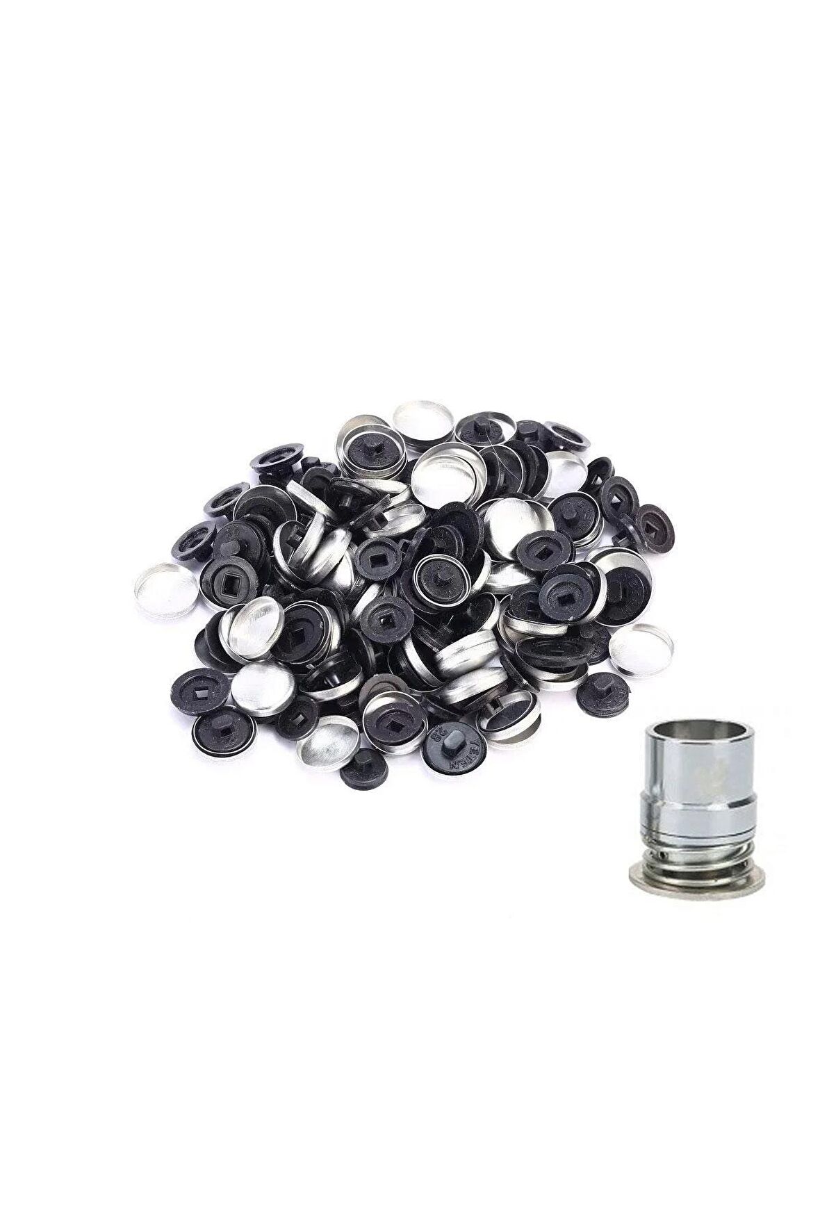 32 No 19mm 1000ad Kumaş Kaplama Düğme Basma Kapsül Ve Kalıbı Seti