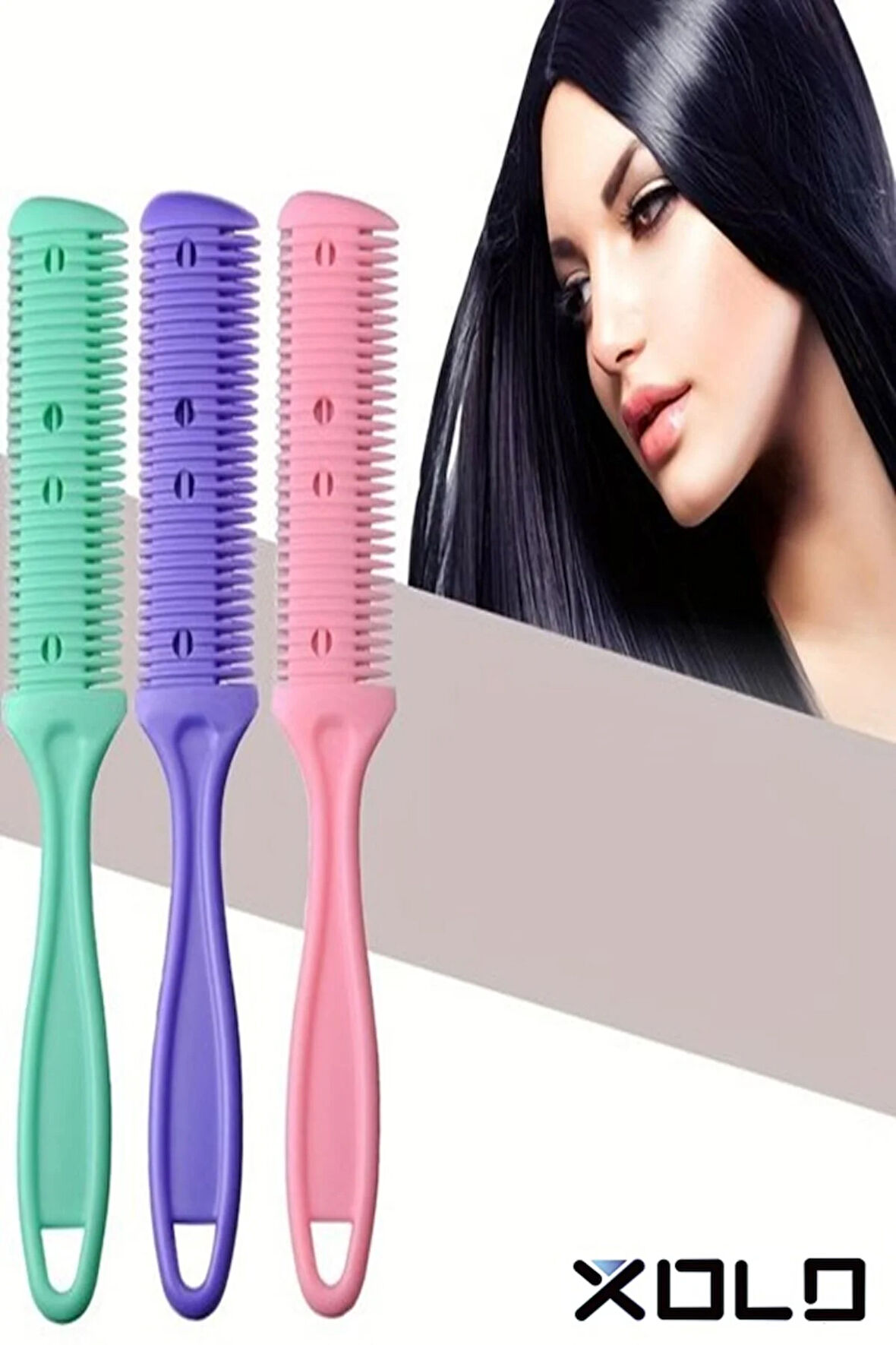 Jiletli Tarak Usturalı Saç Tarağı Saç Usturası Kırık Alma Kazıma Jilet Dahil