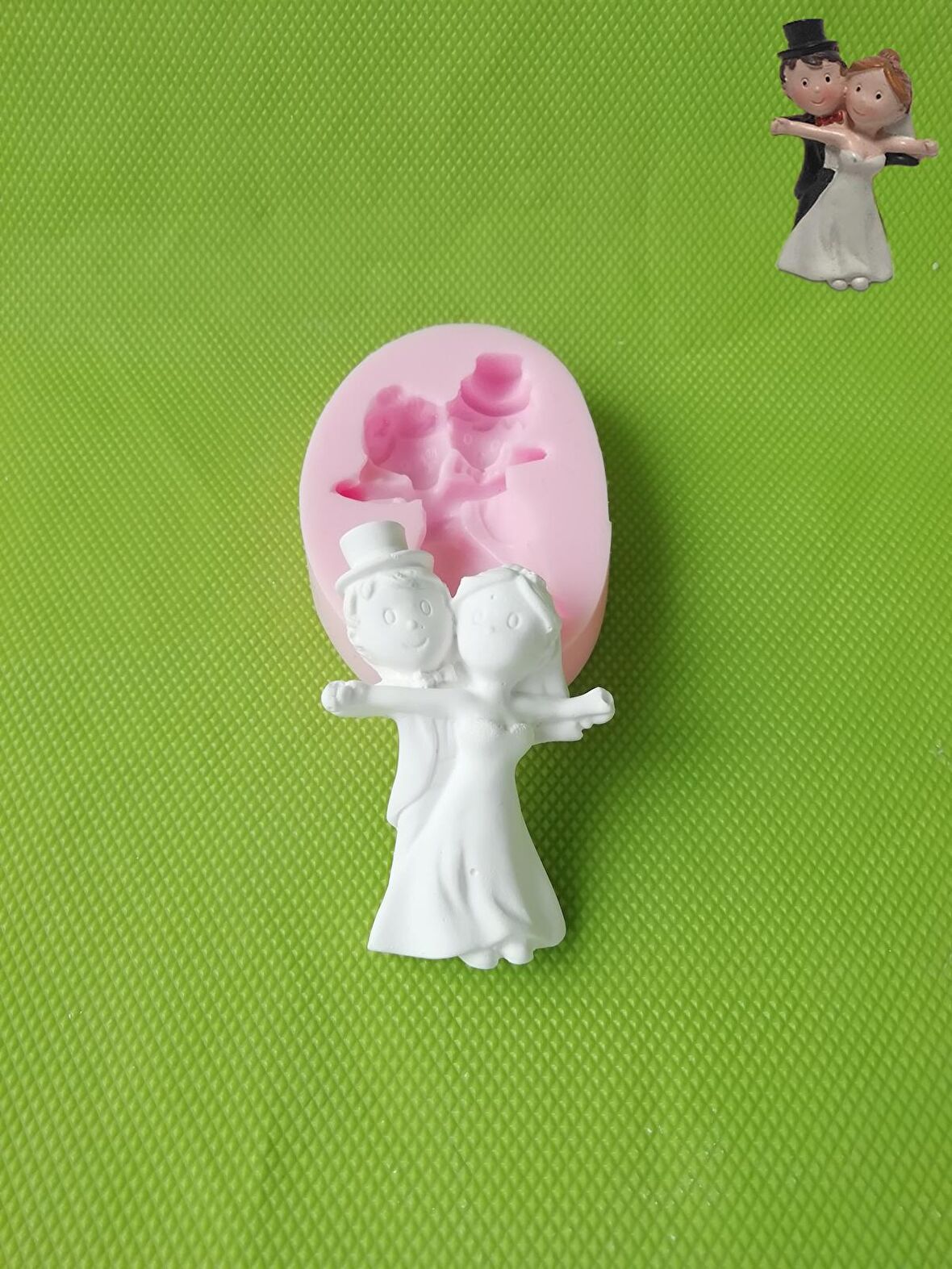Gelin damat silikon kalıp