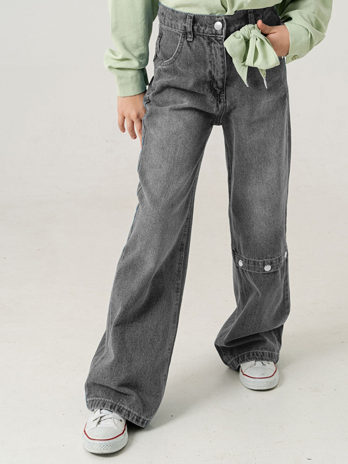 Kız Çocuk Dizi Açık Kot Pantolon 2181