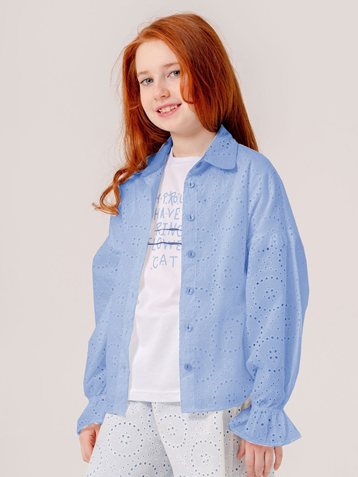 Kız Çocuk Fisto Gömlek T-Shirt İkili Takım 1804