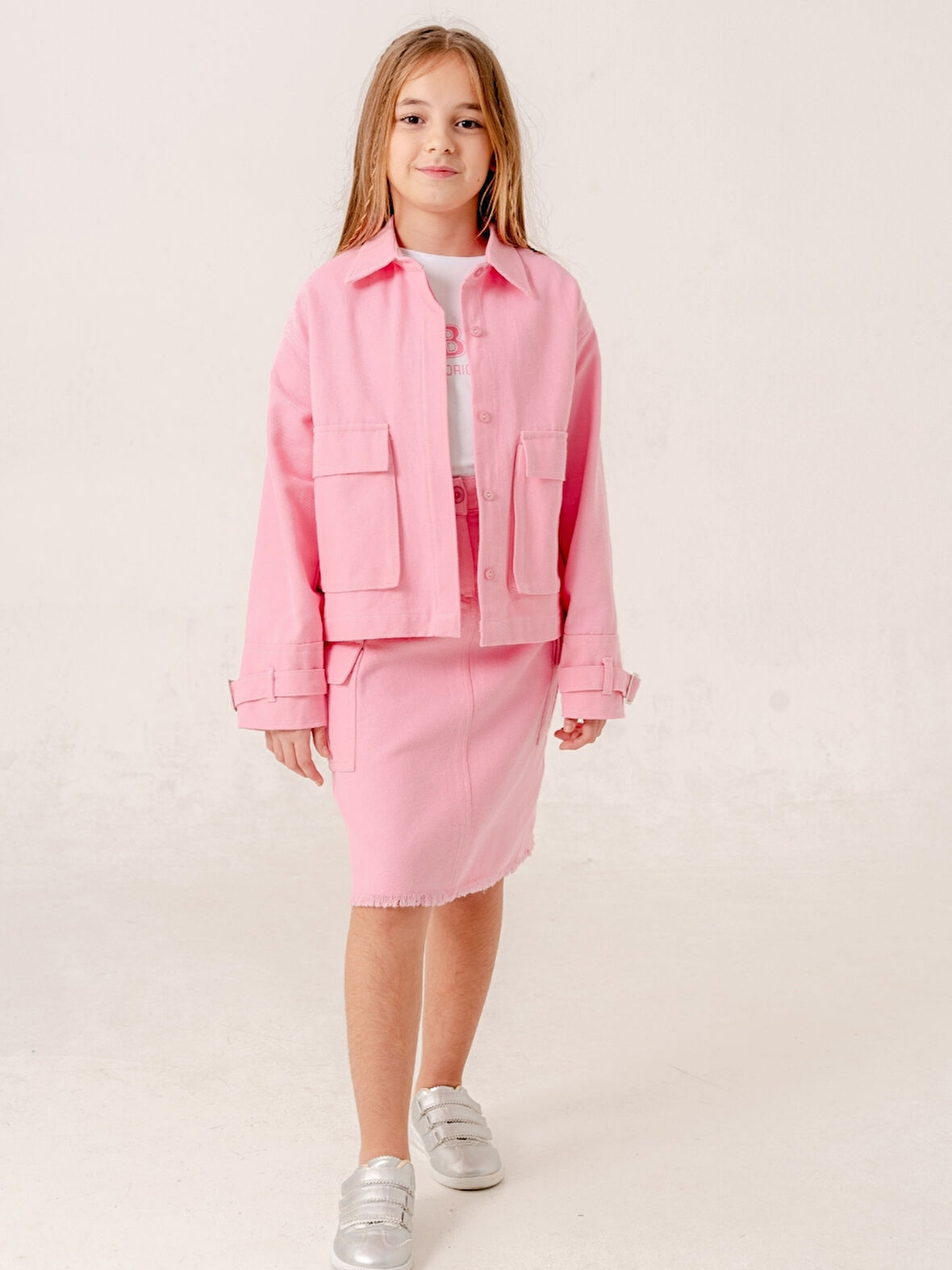 Kız Çocuk Kol Bantlı Ceket 1905