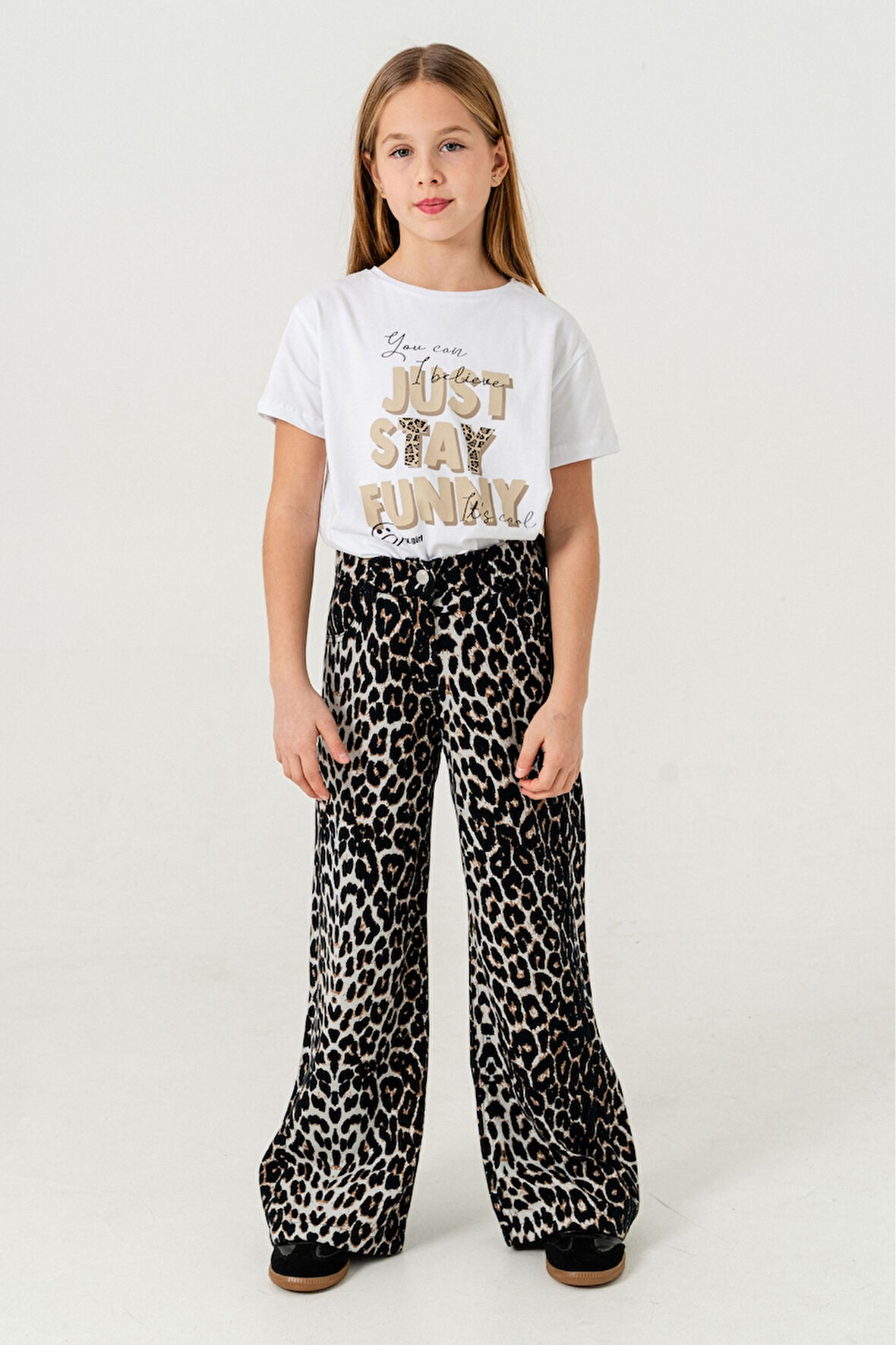 Kız Çocuk Leopar Kız Çocuk Pantolon 2561