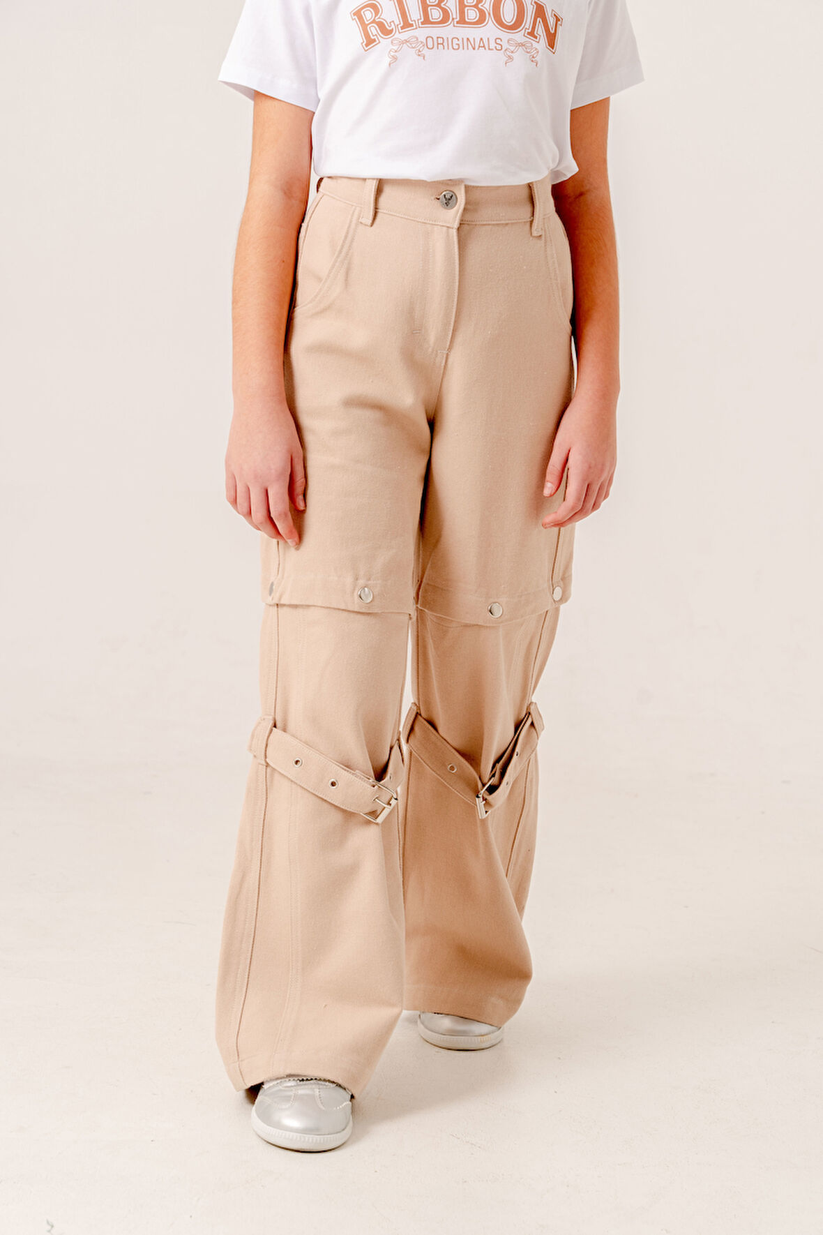 Kız Çocuk Şort Keten Pantolon 2568