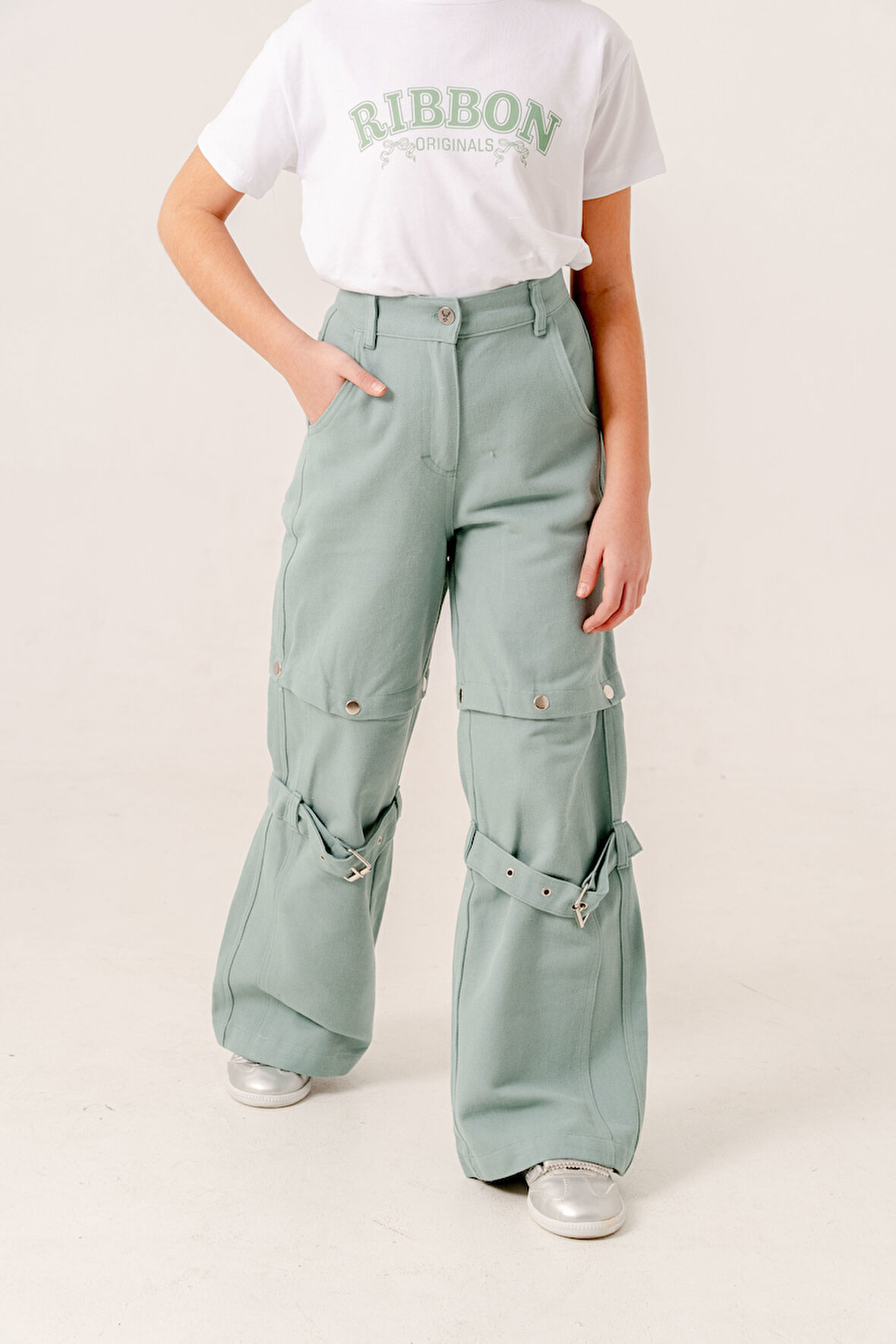 Kız Çocuk Şort Keten Pantolon 2568