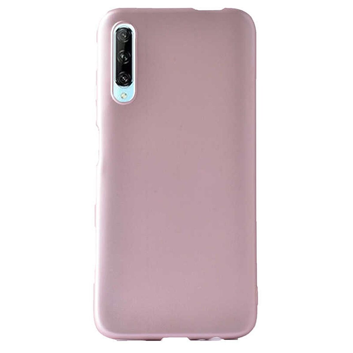 Gpack Huawei P Smart Pro 2019 Kılıf Premier Silikon Mat SiyahNano Glass