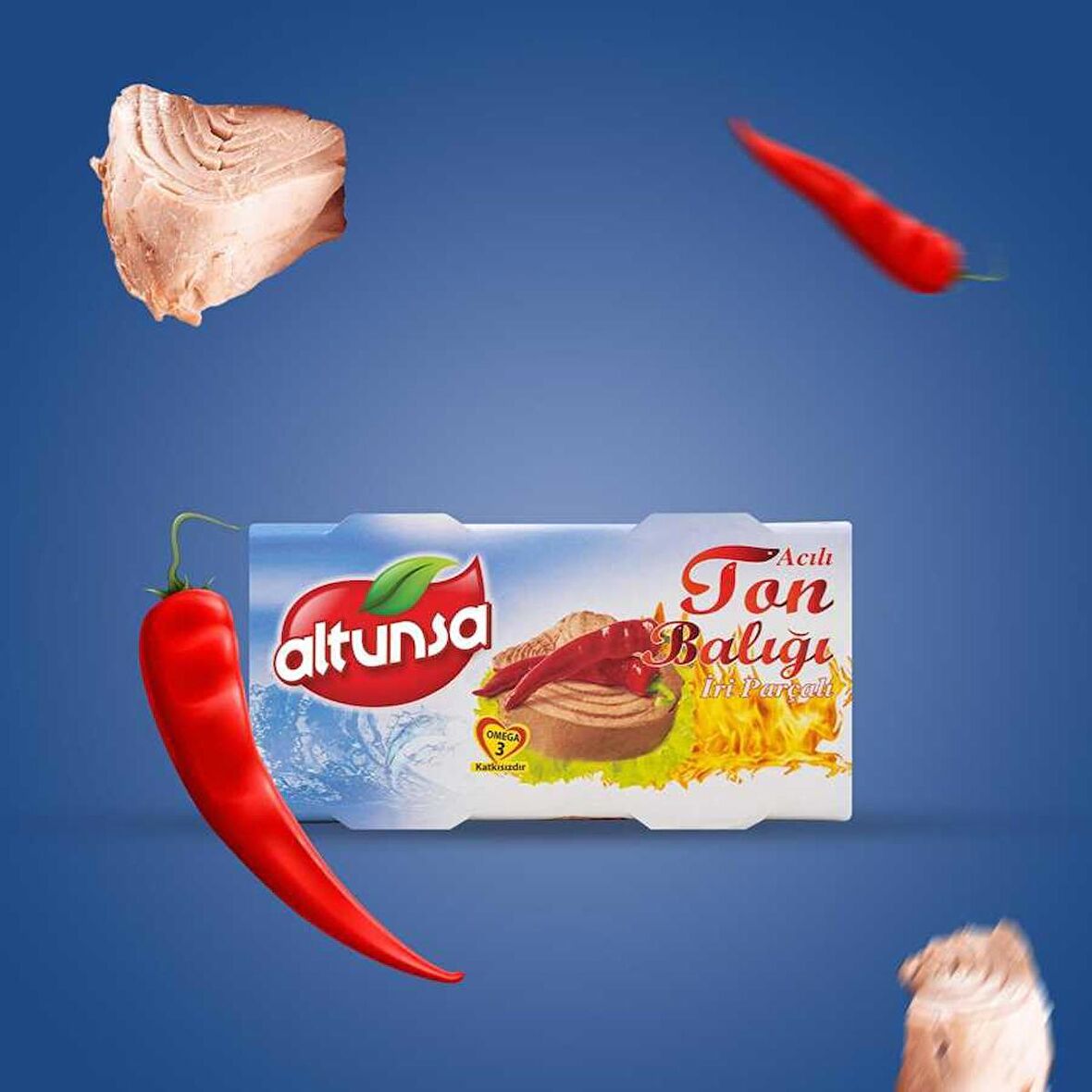 Altunsa Ton Balığı Acılı 2 Adet × 160 Gr