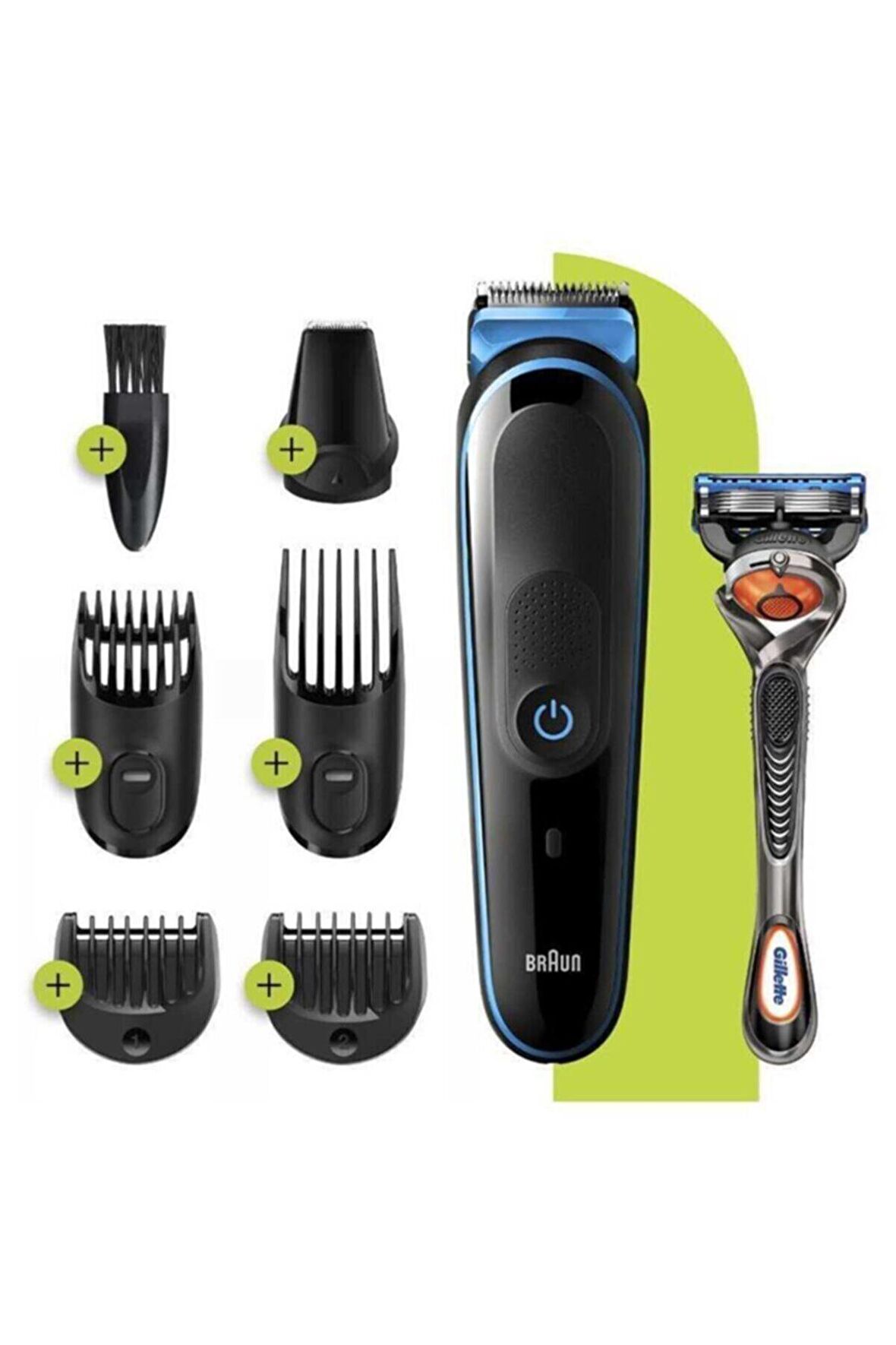 Braun Mgk5245 Tıraş Makinesi - New Erkek Bakım Kiti 7in1 Şekillendirici + Gillette