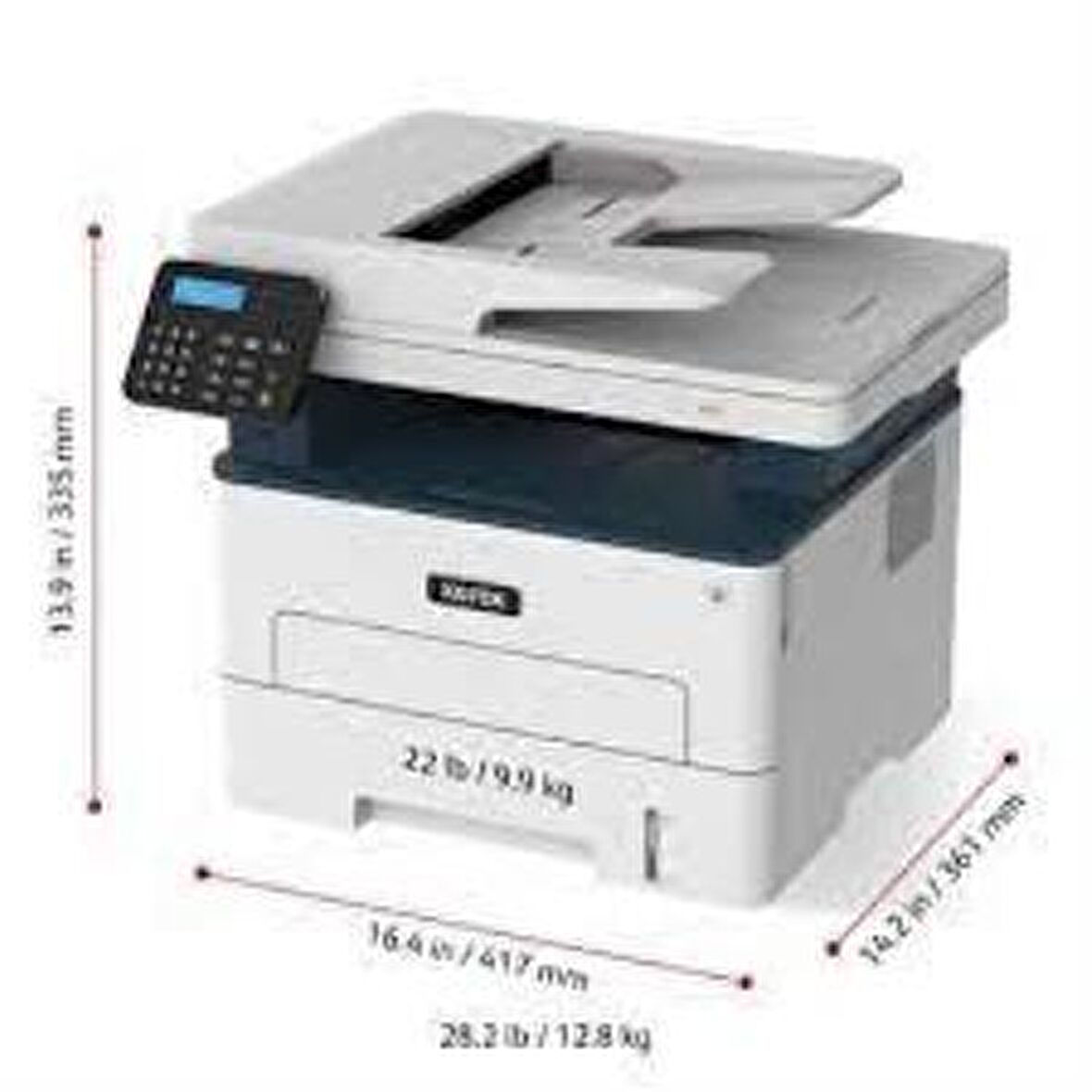 Xerox B235V-DNI Wifi + Fax + Fotokopi + Tarayıcı Çok Fonksiyonlu Lazer Yazıcı