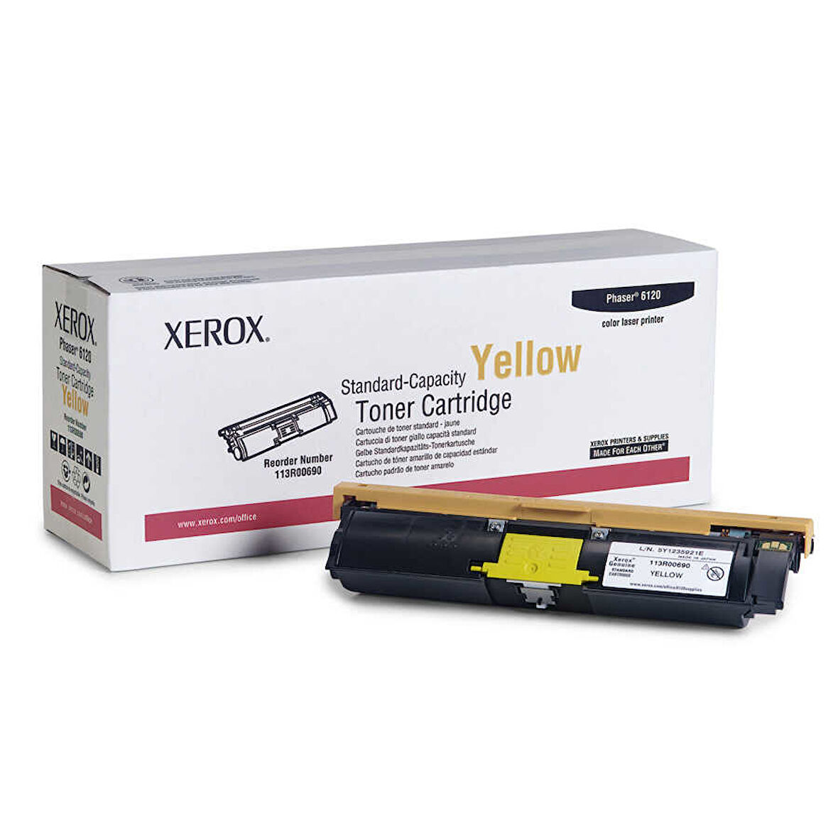 Xerox Phaser 6115-113R00690 Sarı Orijinal Toner
