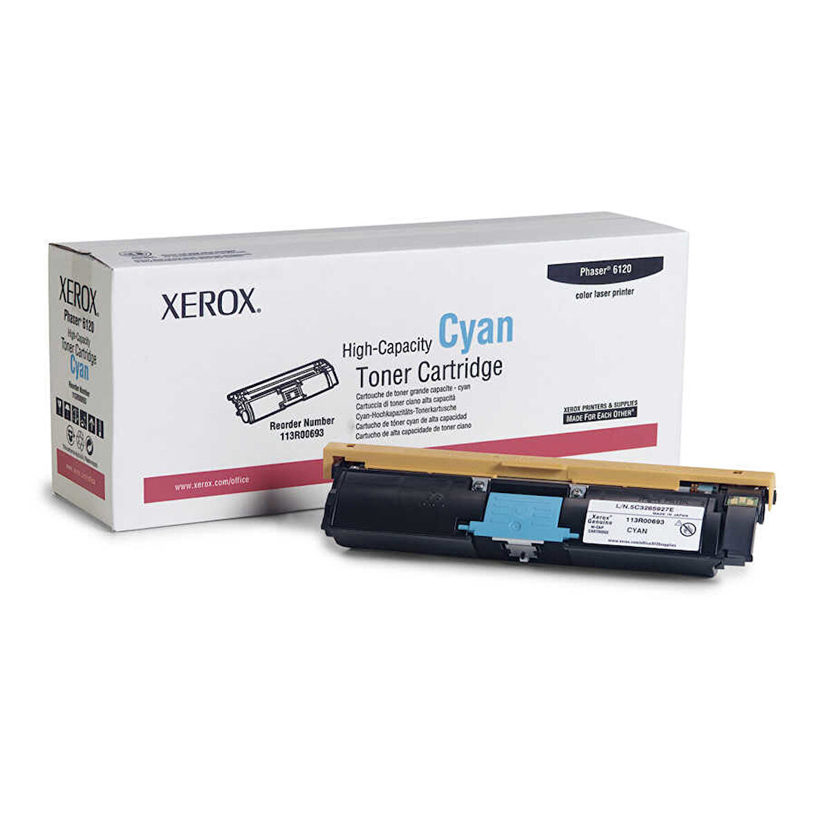 Xerox Phaser 6115-113R00693 Mavi Orijinal Toner Yüksek Kapasiteli