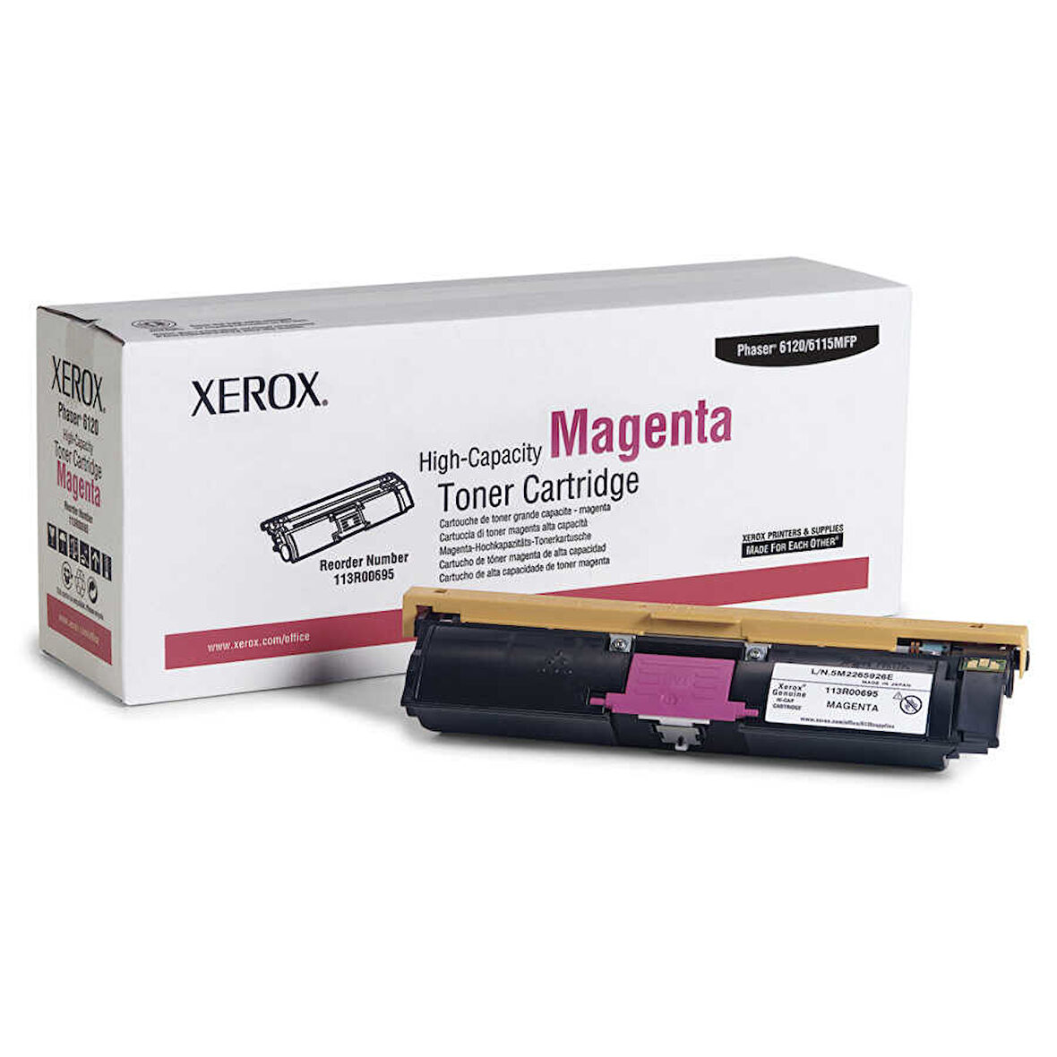 Xerox Phaser 6115-113R00695 Kırmızı Orijinal Toner Yüksek Kapasiteli