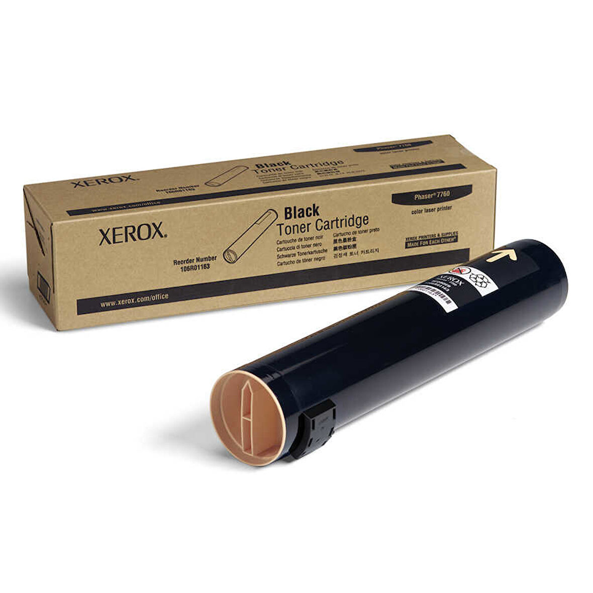 Xerox Phaser 7760-106R01163 Siyah Orijinal Toner