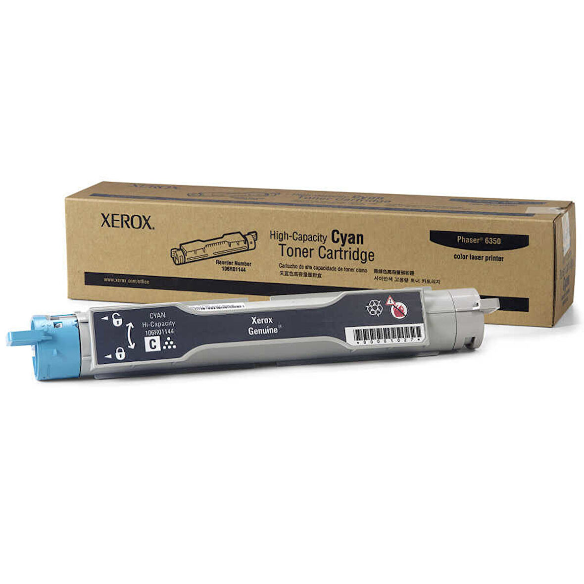 Xerox Phaser 6350-106R01144 Mavi Orijinal Toner Yüksek Kapasiteli