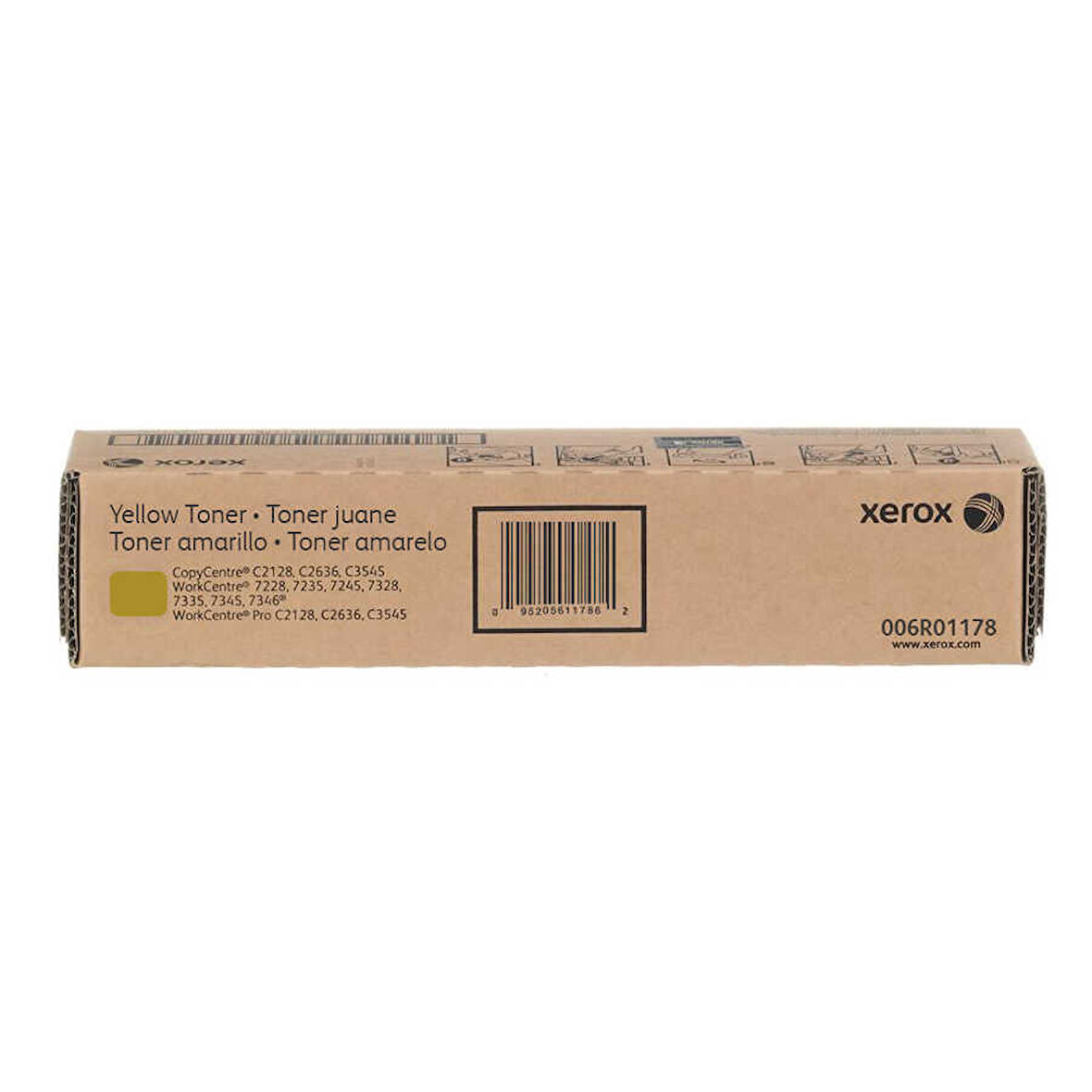 Xerox Workcentre 7328-006R01178 Sarı Orijinal Fotokopi Toner