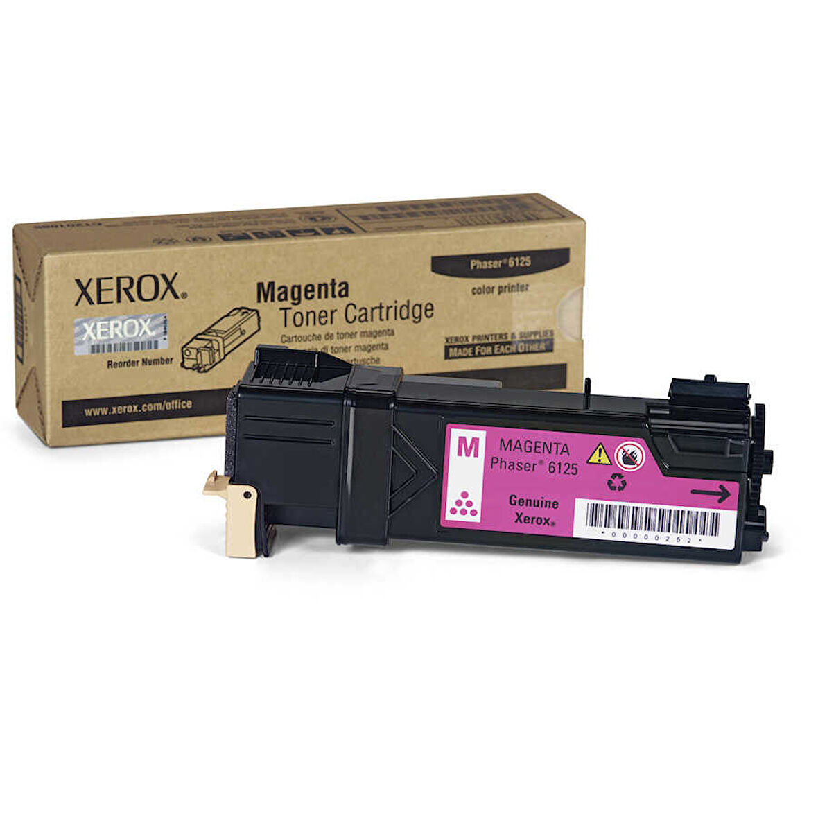 Xerox Phaser 6125-106R01336 Kırmızı Orijinal Toner
