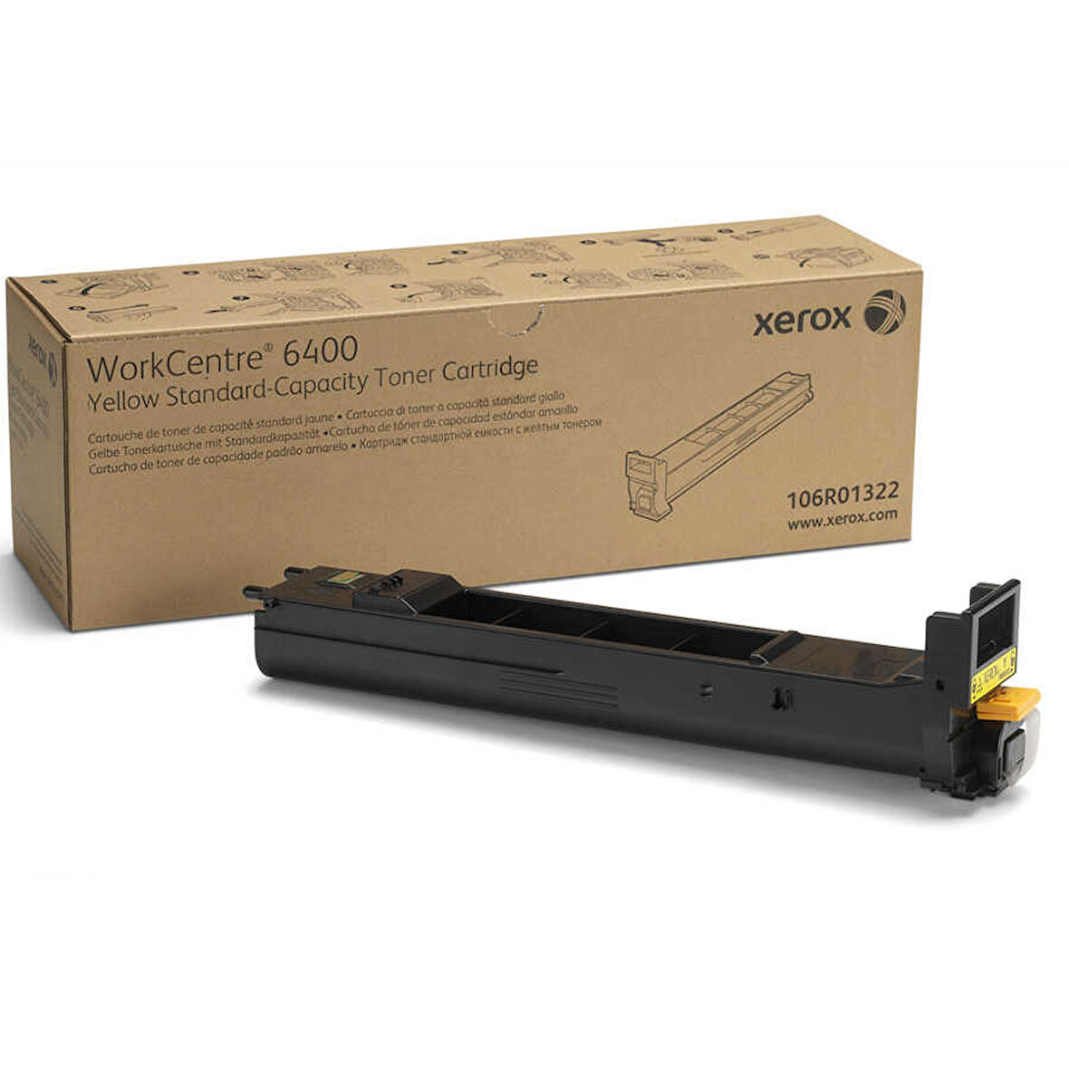 Xerox WorkCentre 6400-106R01322 Sarı Orijinal Toner