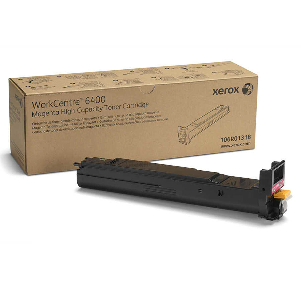 Xerox WorkCentre 6400-106R01318 Kırmızı Orijinal Toner Yüksek Kapasiteli