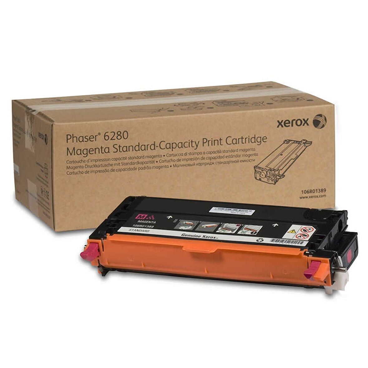 Xerox Phaser 6280-106R01389 Kırmızı Orijinal Toner