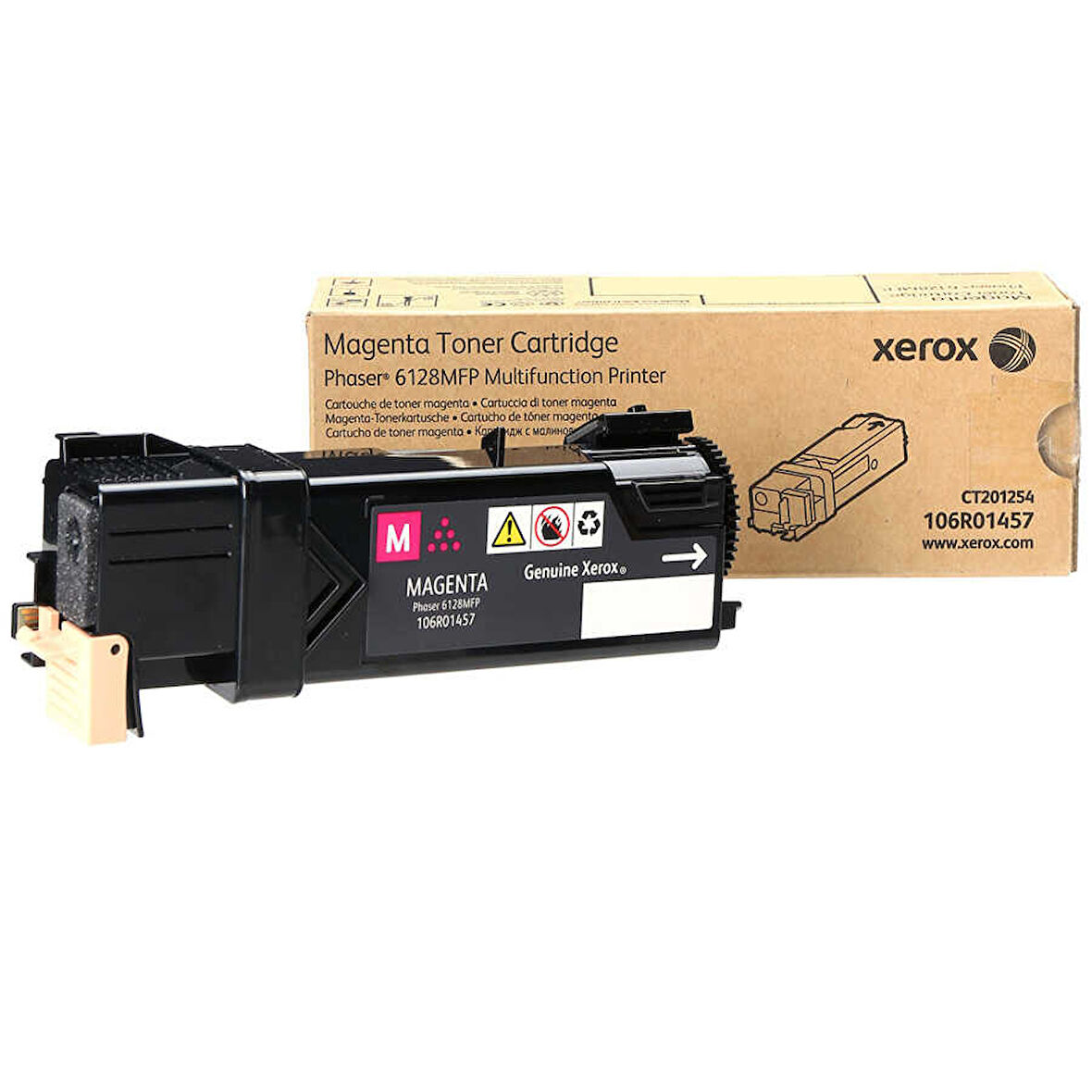 Xerox Phaser 6128-106R01457 Kırmızı Orijinal Toner