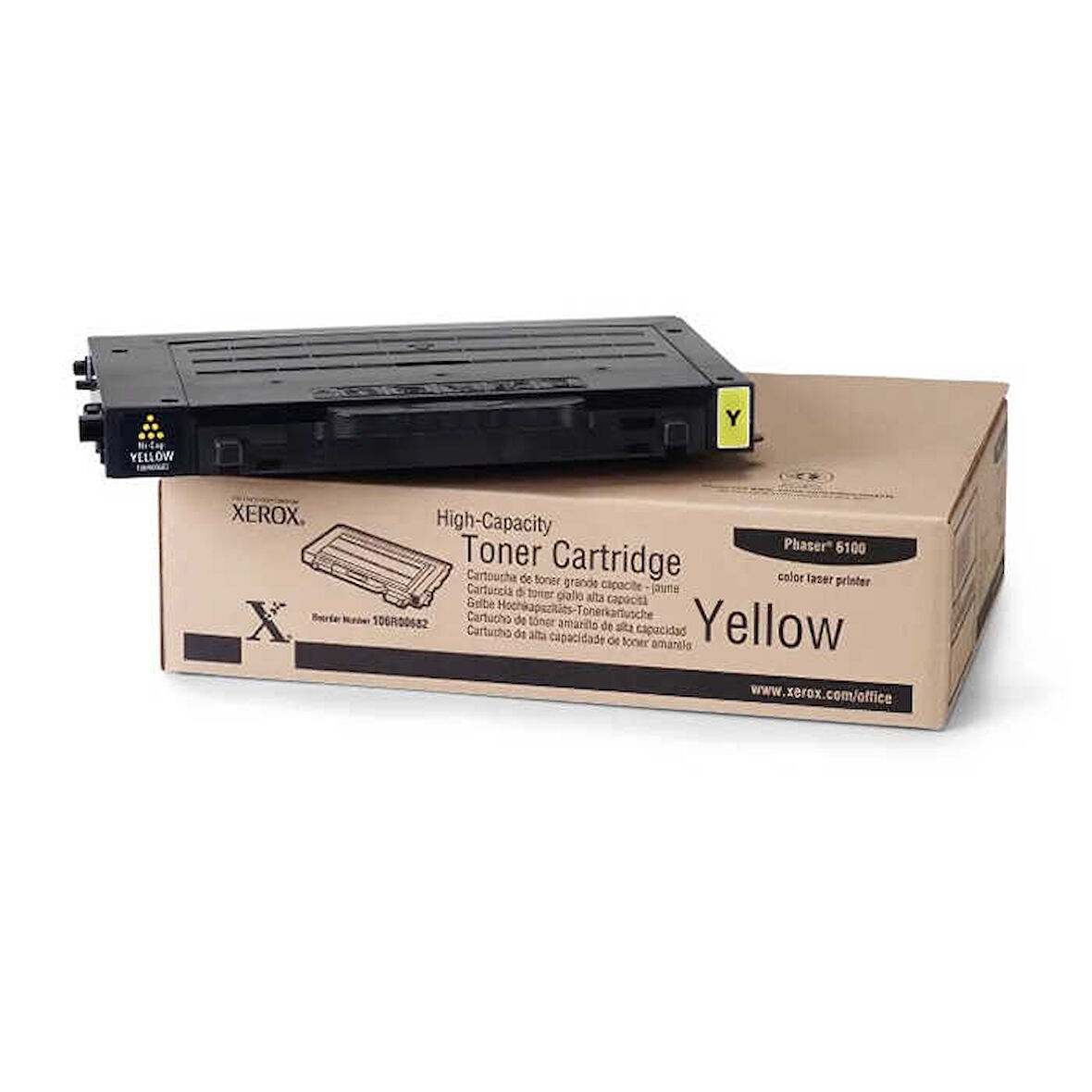 Xerox Phaser 6100-106R00682 Sarı Orijinal Toner Yüksek Kapasiteli
