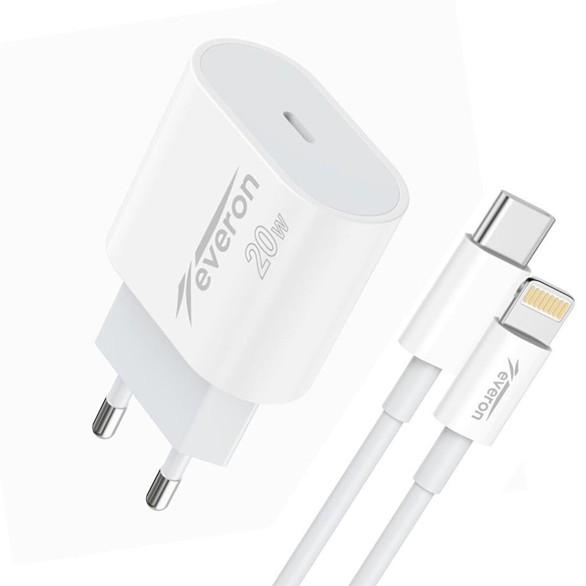 Everon 20w Pd Typec İphone Kablolu Şarj Cihazı Evr-013-I
