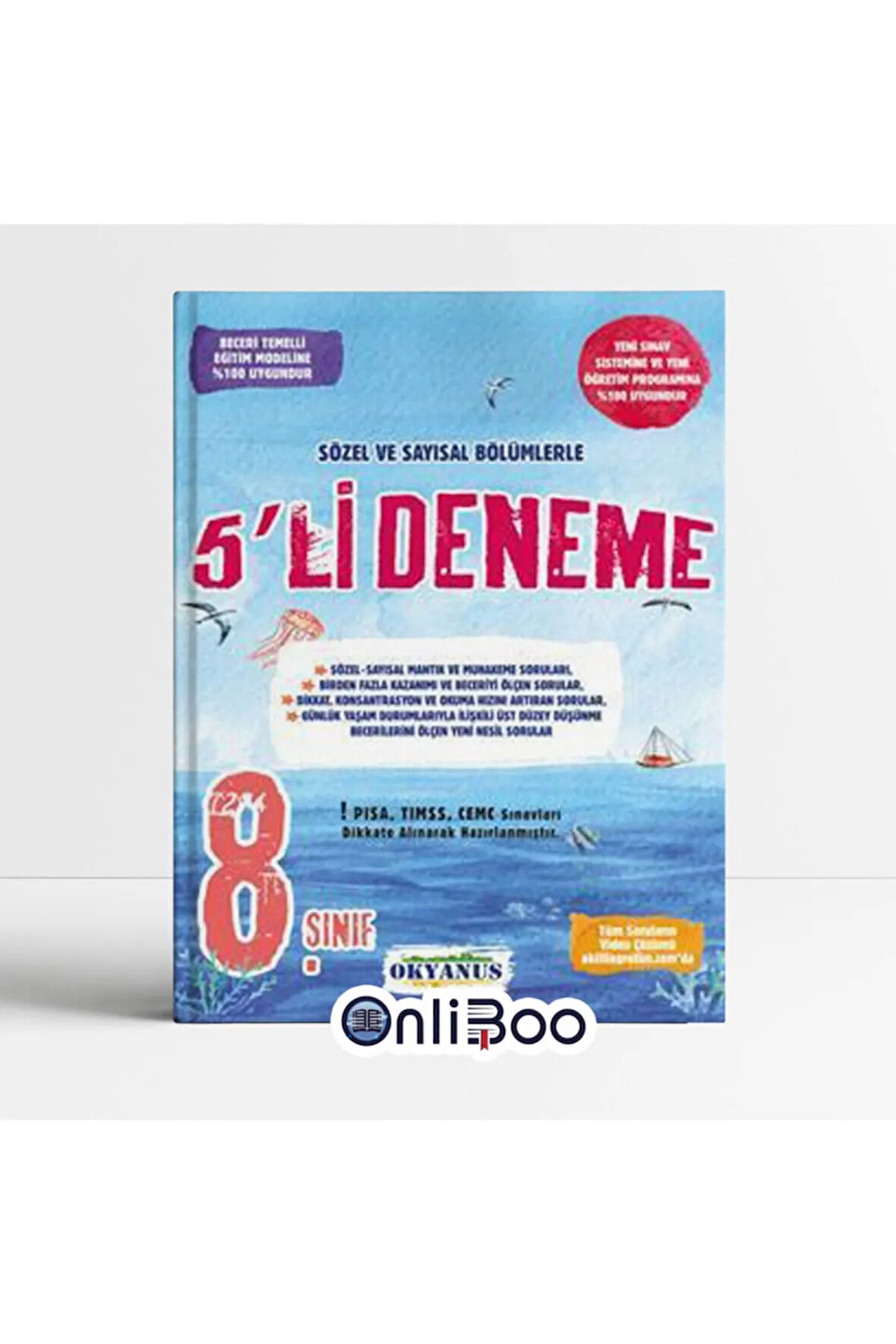 8. Sınıf Lgs 5'li Genel Deneme Sayısal Ve Sözel Bölümlerle - 2020-2021 Basımı