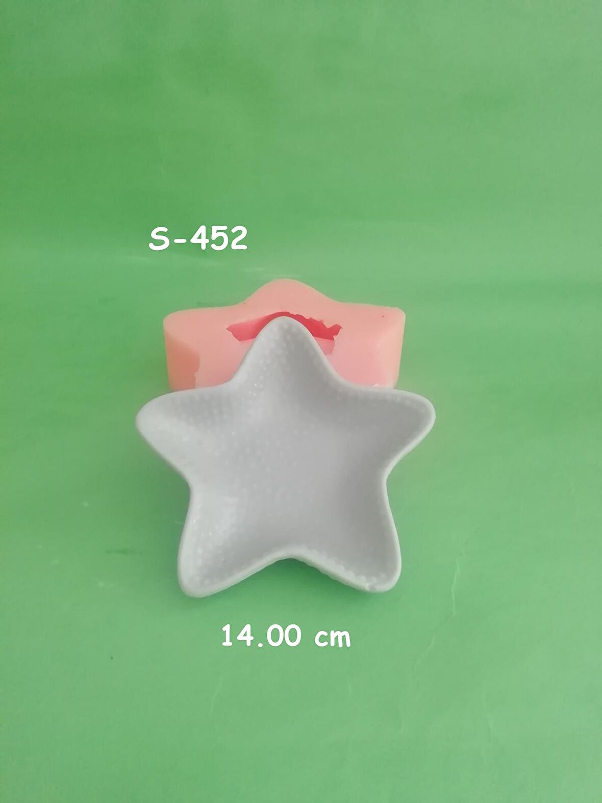 Yıldız Sunumluk (14 Cm) Silikon Kalıp