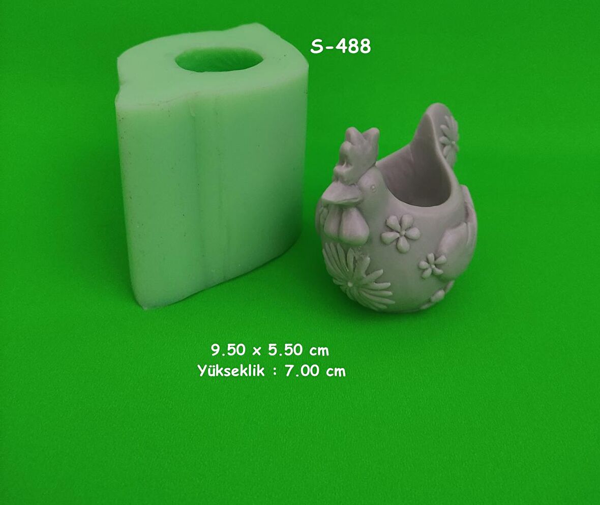Horoz Yumurtalık Silikon Kalıp