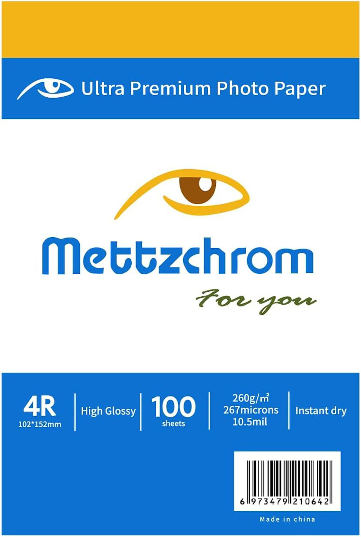 260gr 10x15cm Ultra Premium Parlak Fotoğraf Kağıdı 100 Sayfa