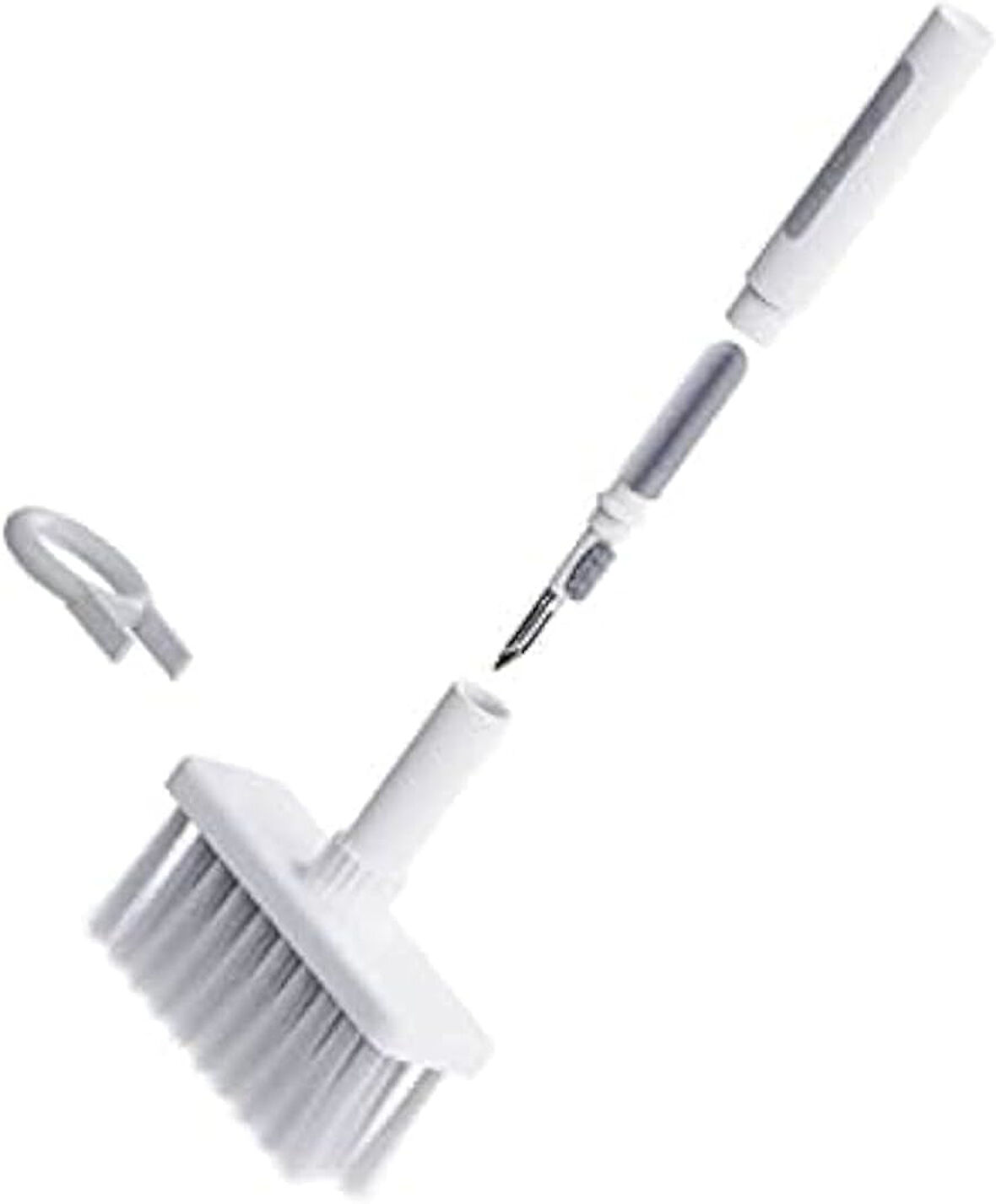 Temizleme Yumuşak Fırça Klavye Temizleyici 5'i 1 Arada Çok Fonksiyonlu Bilgisayar Temizleme Araçları Kiti Köşe Boşluğu Silgi Tuş Başlığı Çektirme Sökücü PC Dizüstü Bilgisayar Airpods Pro