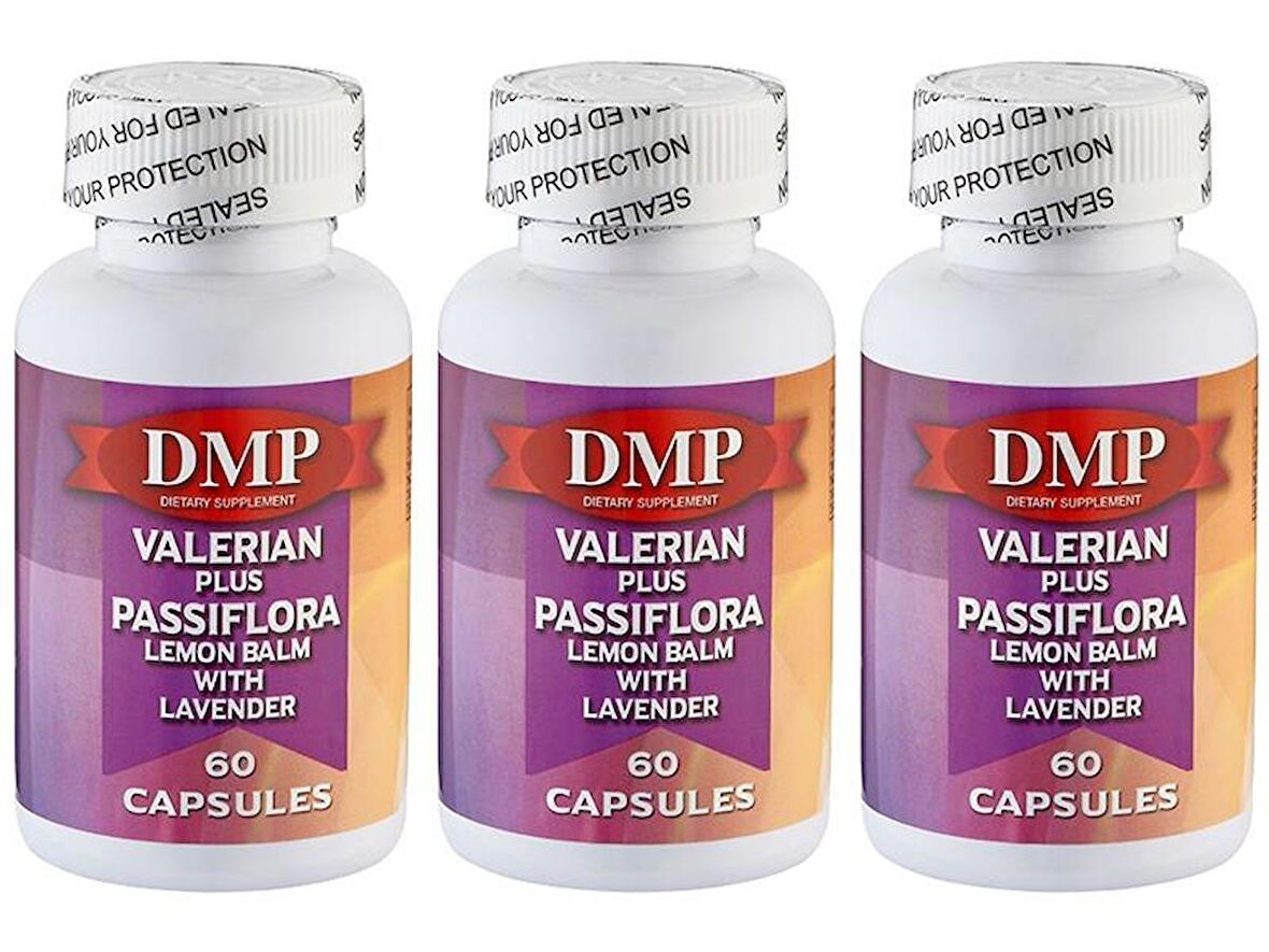 Dmp Valerian Plus 3x60 Kapsül Passiflora Lemon Balm Lavender 
