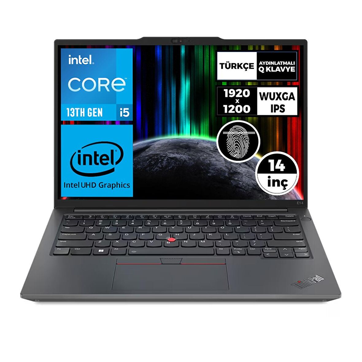 ThinkPad E14 G5 i5-1335U 16GB 1TB+512GB SSD 14" WUXGA Freedos Taşınabilir Bilgisayar 21JK0004TX 012