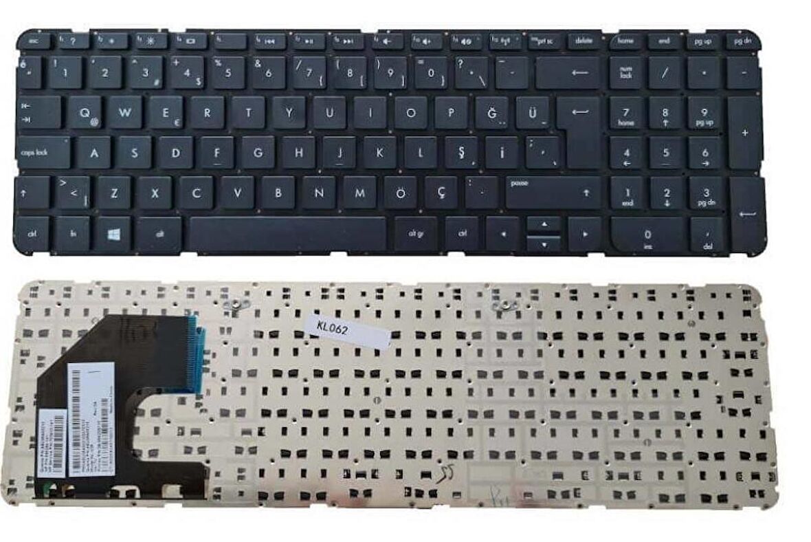 Hp Pavilion 15-b010st Sleekbook Uyumlu Notebook Klavyesi  - Siyah - TR
