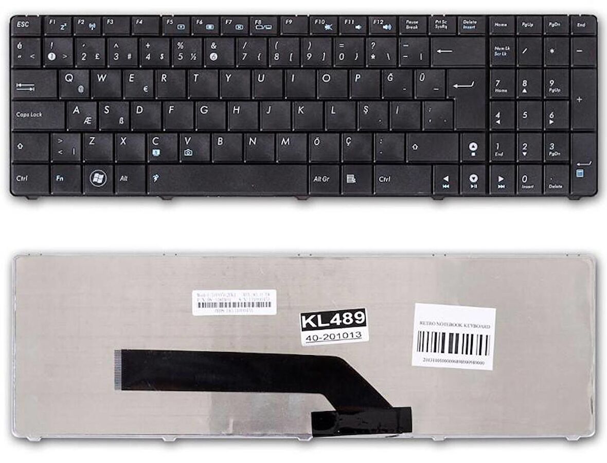 Asus K50IP  Uyumlu Notebook Klavyesi - TR