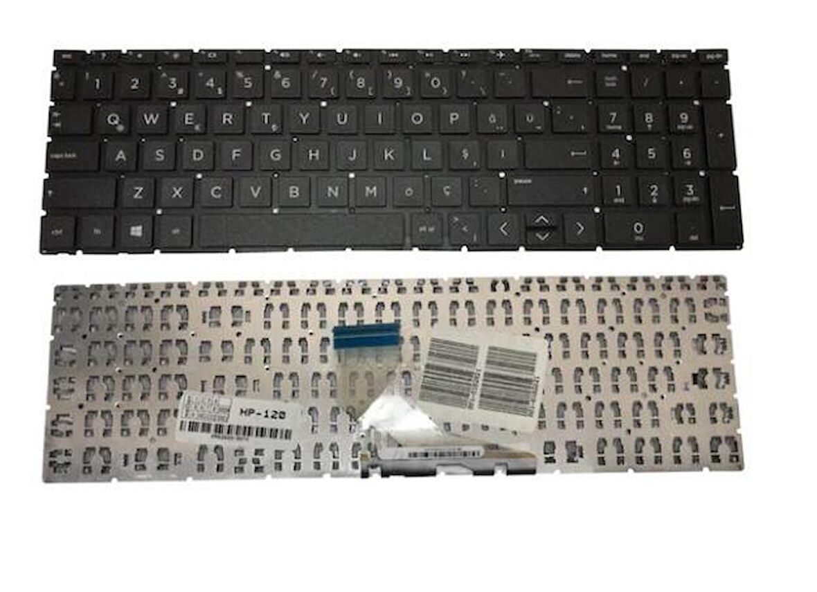 Hp 15-DA1050NT  Uyumlu Notebook Klavyesi - Siyah - TR