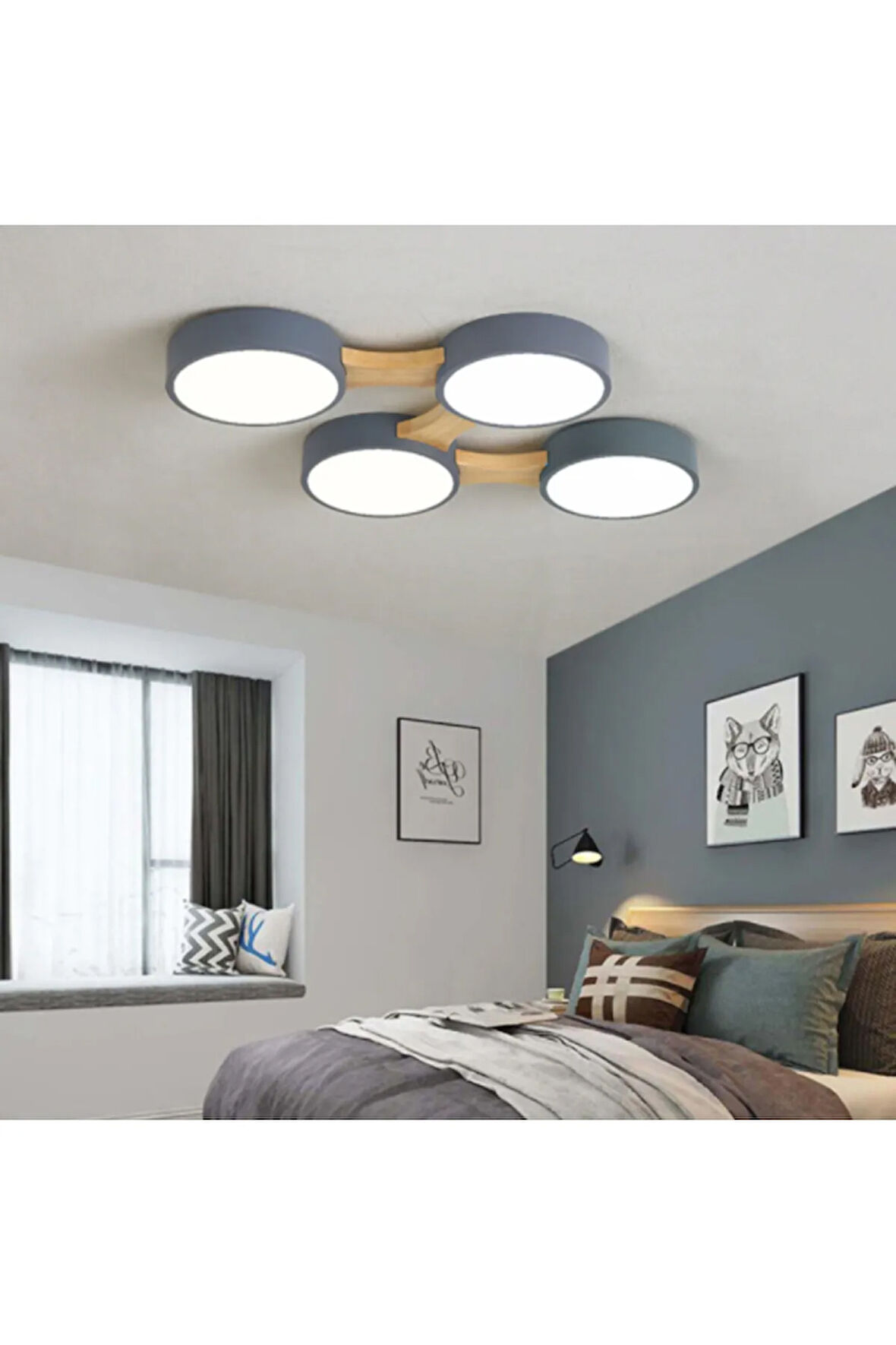 Minimalist Led 4’lü Avize