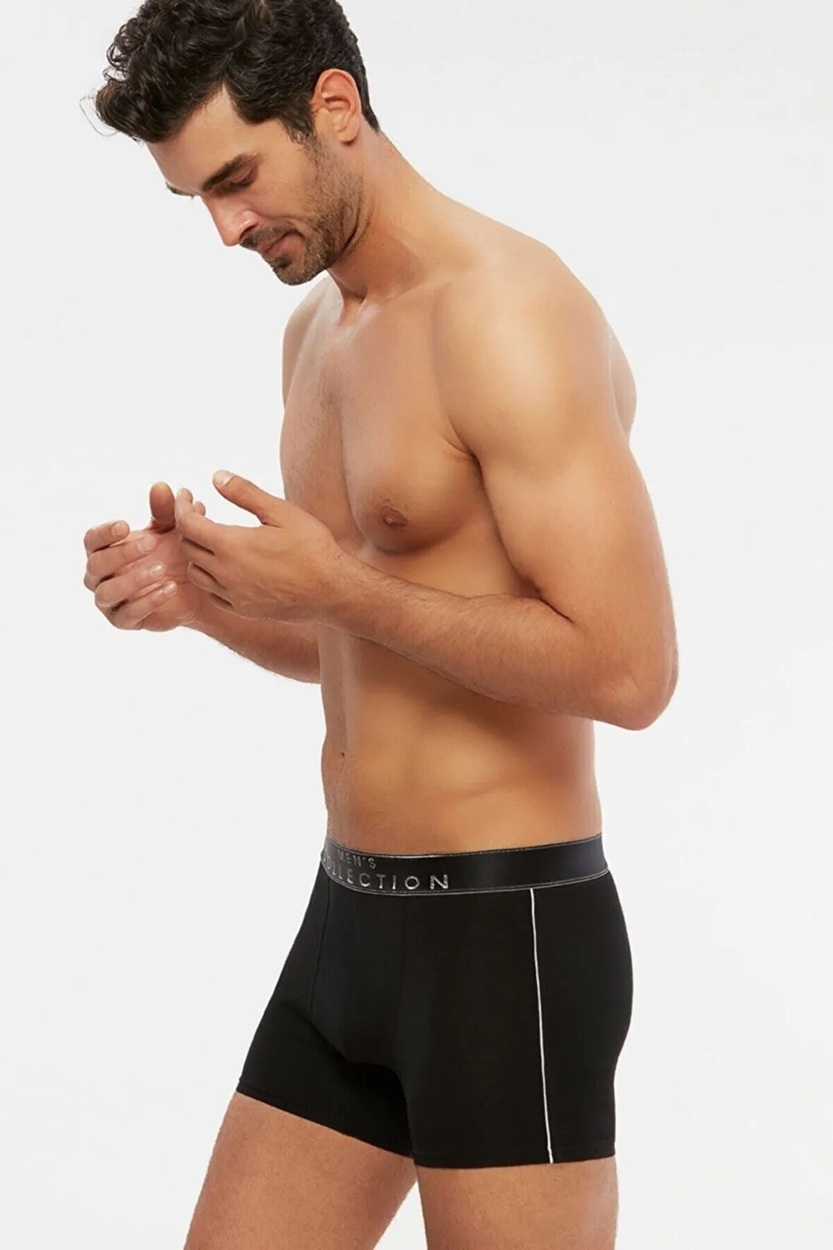 Erkek Siyah Compact Boxer 6 Lı Siyah S-xl